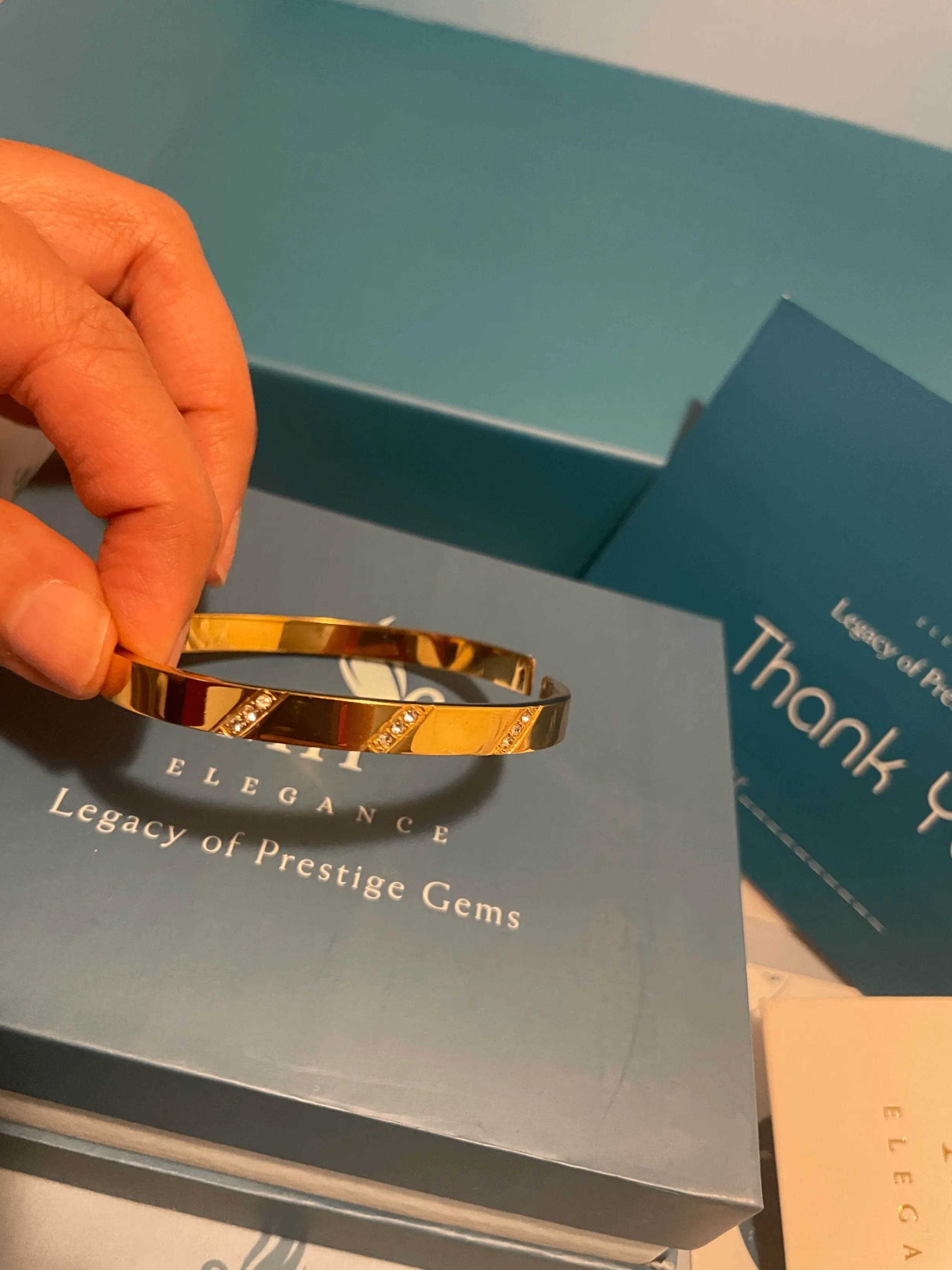 18k Gold Plated Elysian Bangle Bracelet