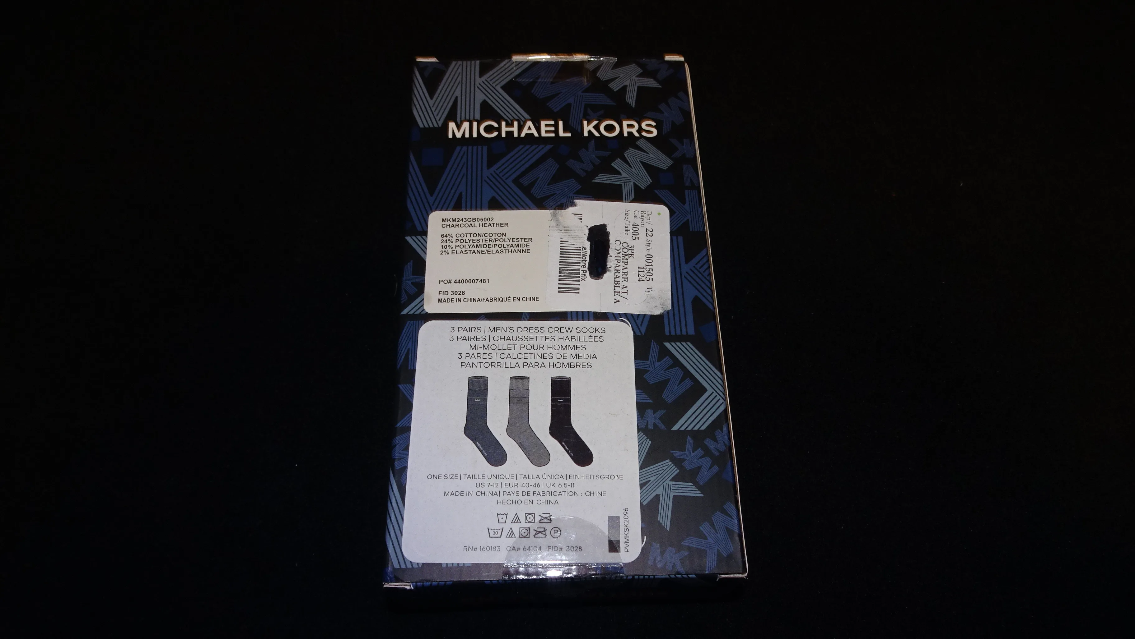 Michael Kors Men's Socks Brand NEW image indicator(2)
