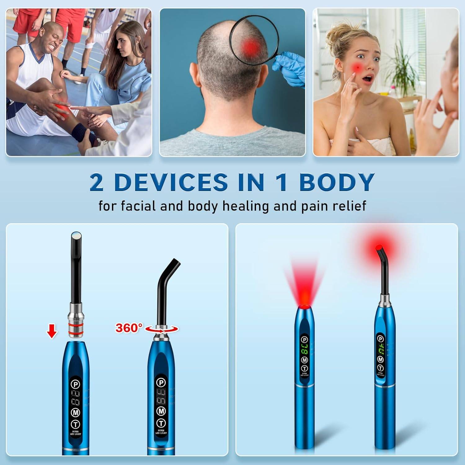 Red & Infrared Light Therapy Device - photo 5