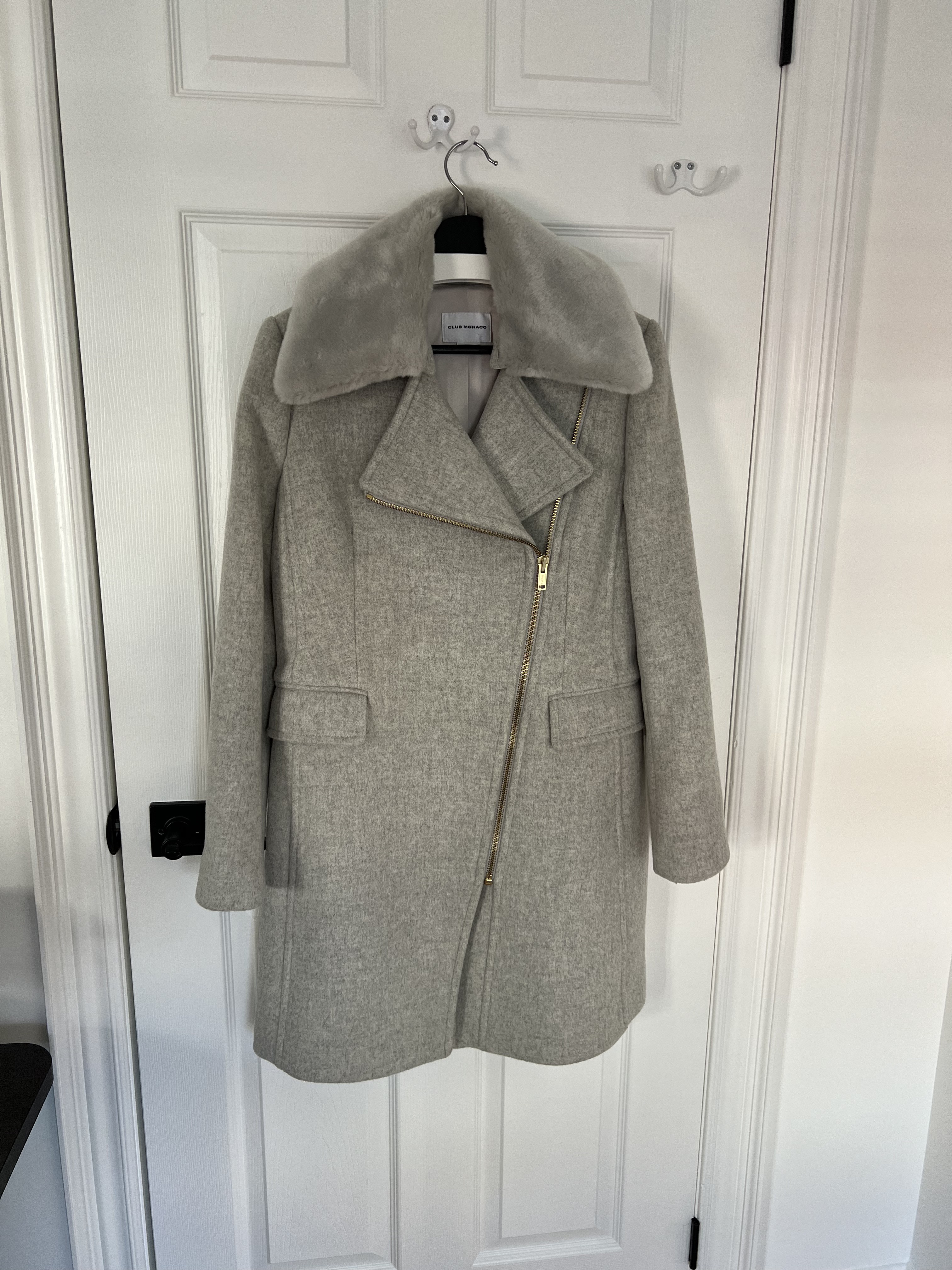 CLUB MONACO Wool Coat - size Large