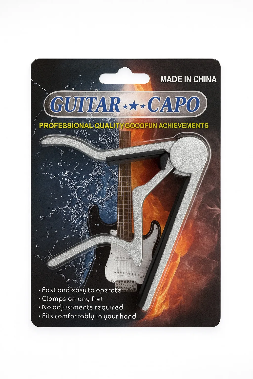 High-Quality Guitar Capo – Fast & Easy Clamp image indicator(6)