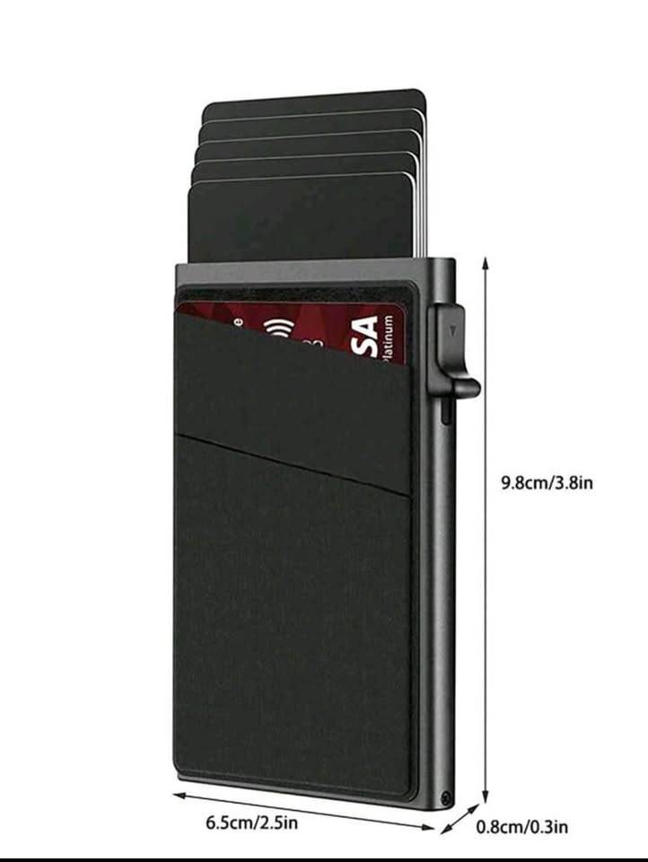 Automatic Pop-Up Credit Card Holder & RFID Blocking Men’s Wallet - photo 2
