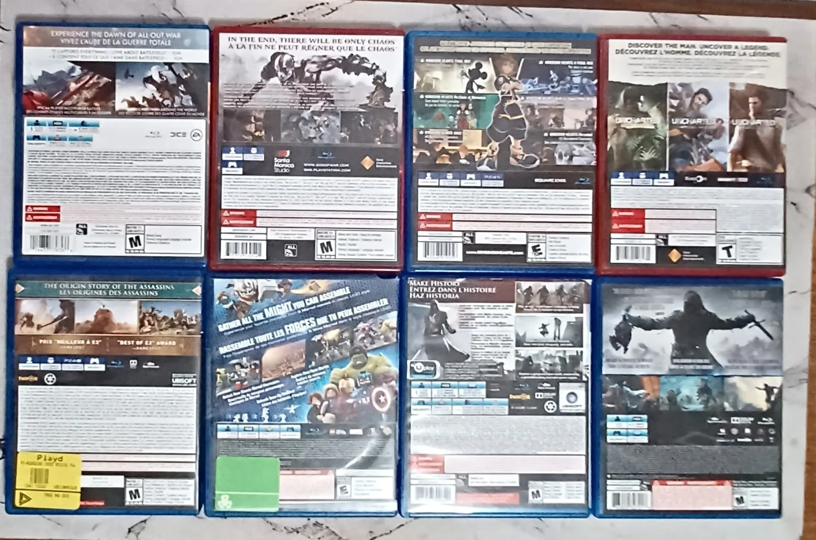 Popular PS4 Games Lots! With Clean Cases and Tested Discs image indicator(2)