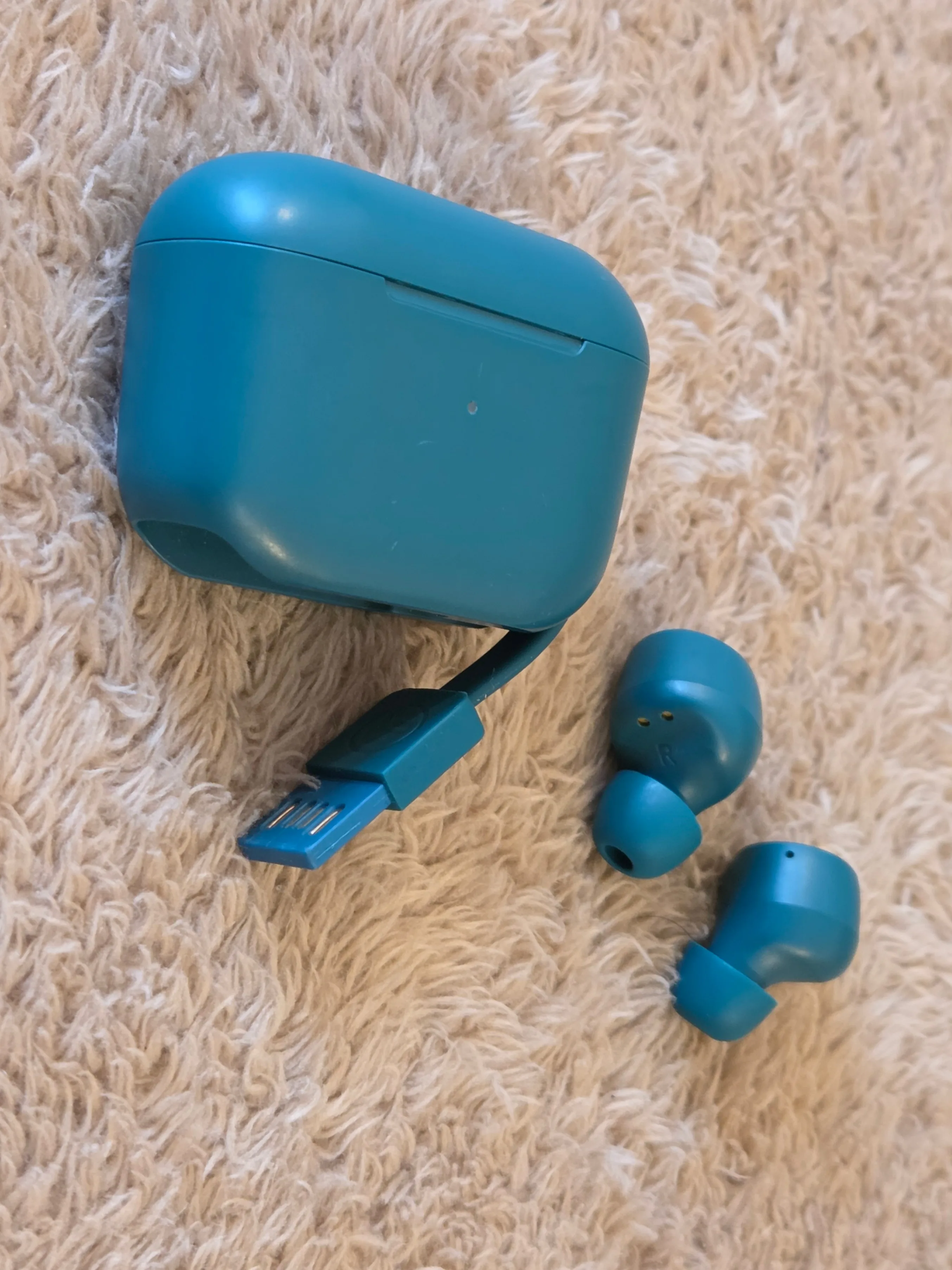 JLab Go Air Pop – Teal Bluetooth Earbuds, Dual Connect image indicator(6)