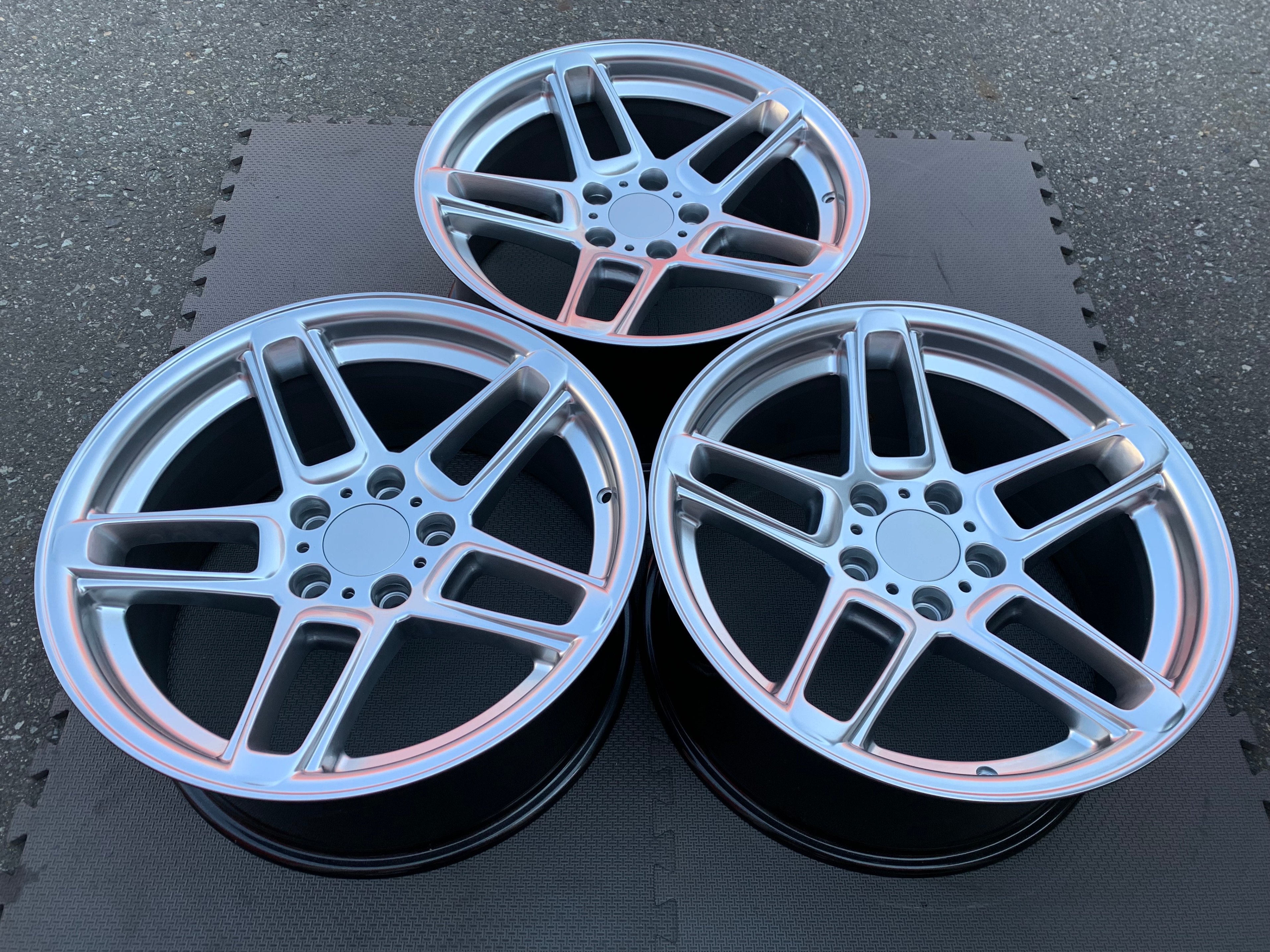 Set of 3 X 18X8.5 ET15 AC Schnitzer Type 3 Germany AB-Eintz Reps