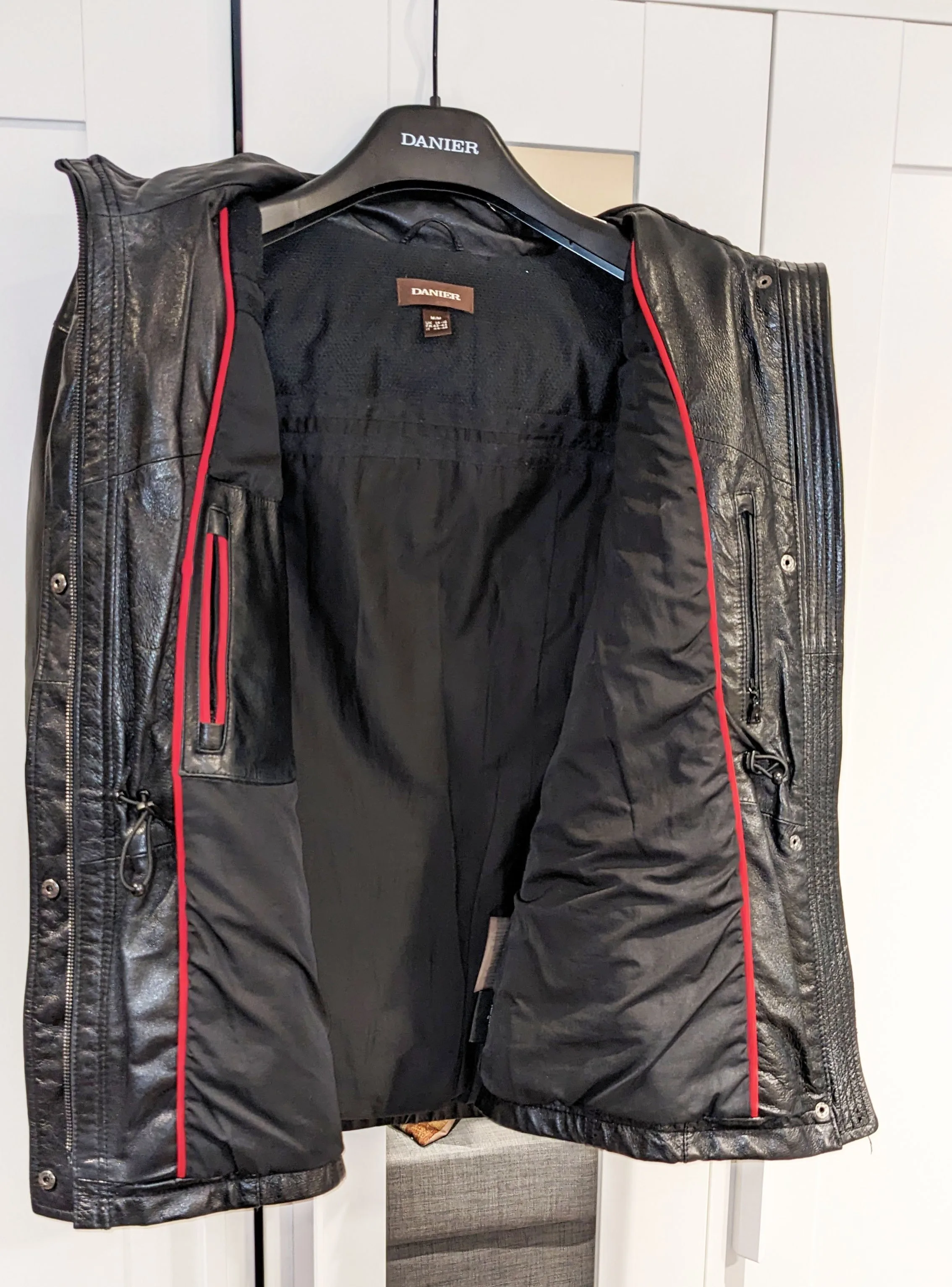 Women Insulated Leather Jacket 2-in-1 DANIER size M image indicator(3)