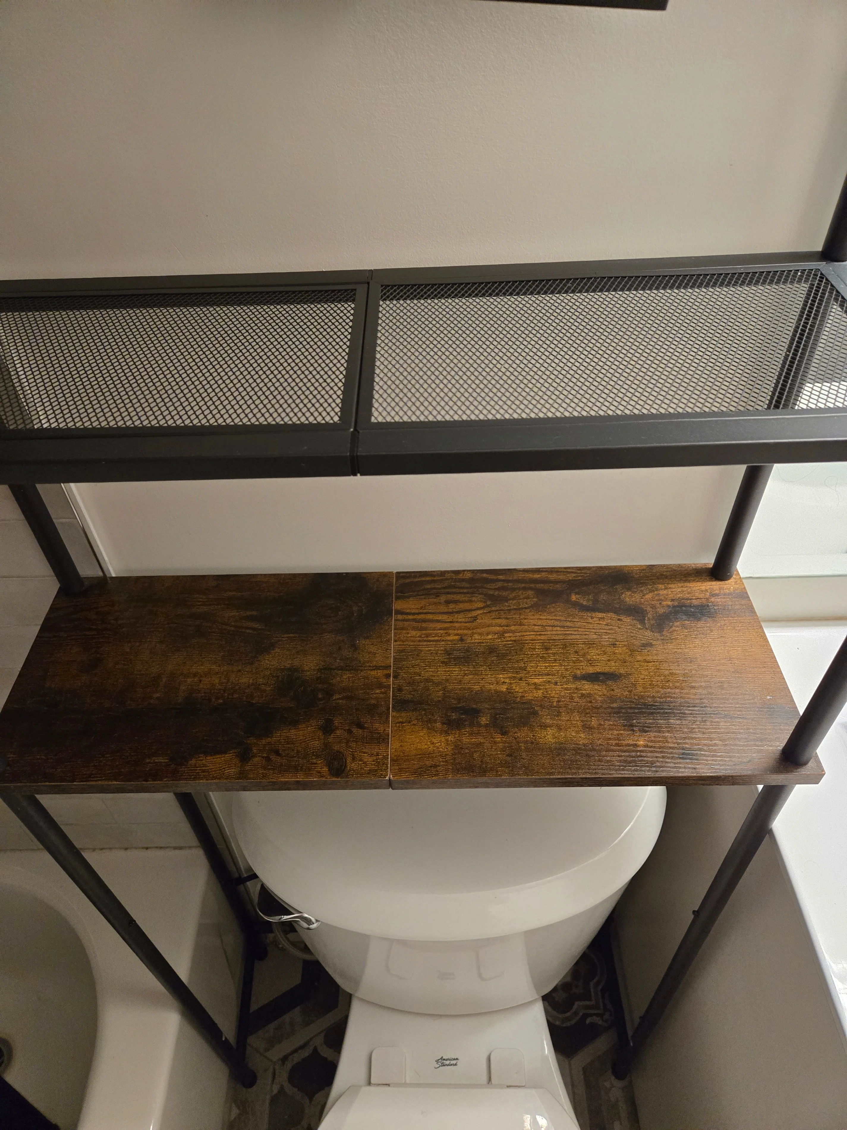 Freestanding Over Toilet Shelf – Space-Saving Bathroom Organizer image indicator(4)