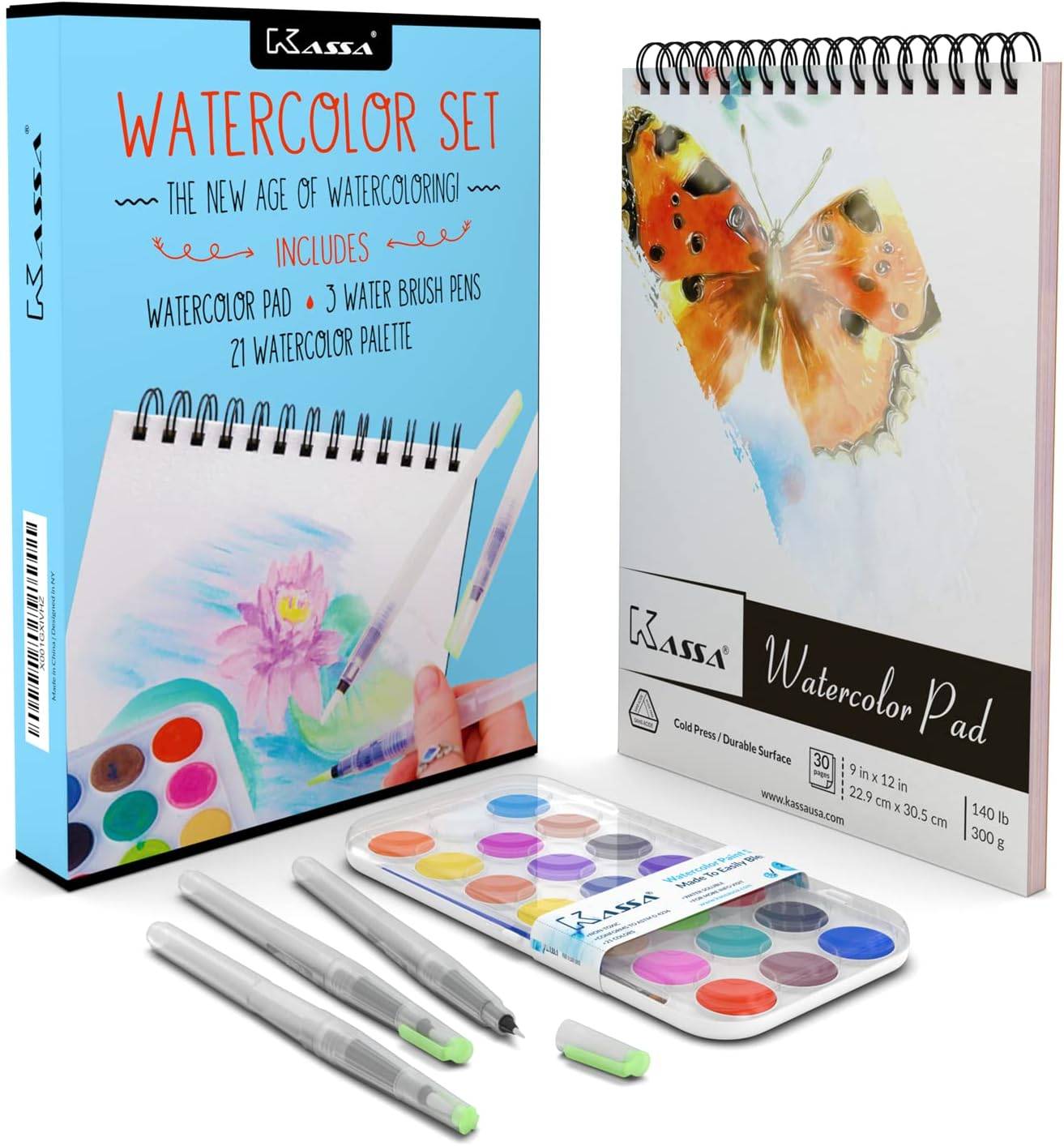 🎨 Kassa Beginner Watercolor Set – $10 Firm 🎨