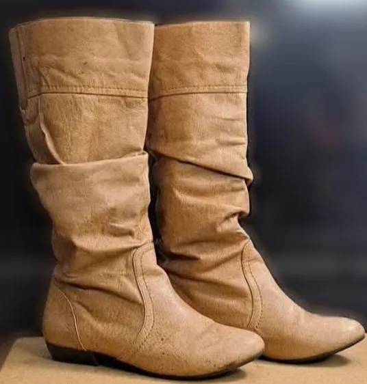 Steve Madden Genuine Leather Slouchy Knee-high Boots image indicator(3)