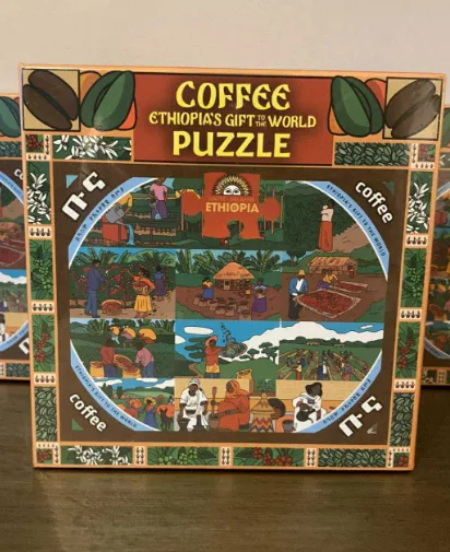 Ethiopian Coffee Culture 64 Piece Jigsaw Puzzles - Unique Gift image indicator(2)