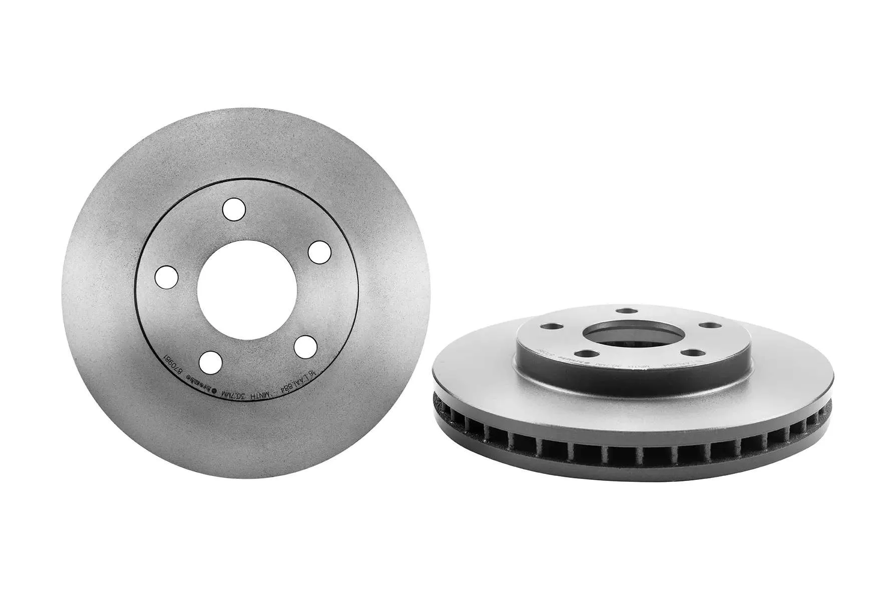 For Select GM Models – Brembo Premium Front Brake Rotors image indicator(2)