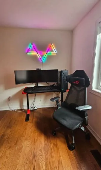 TygerClaw Adjustable Electric Sit-Stand Gaming Desk – Excellent image indicator(8)