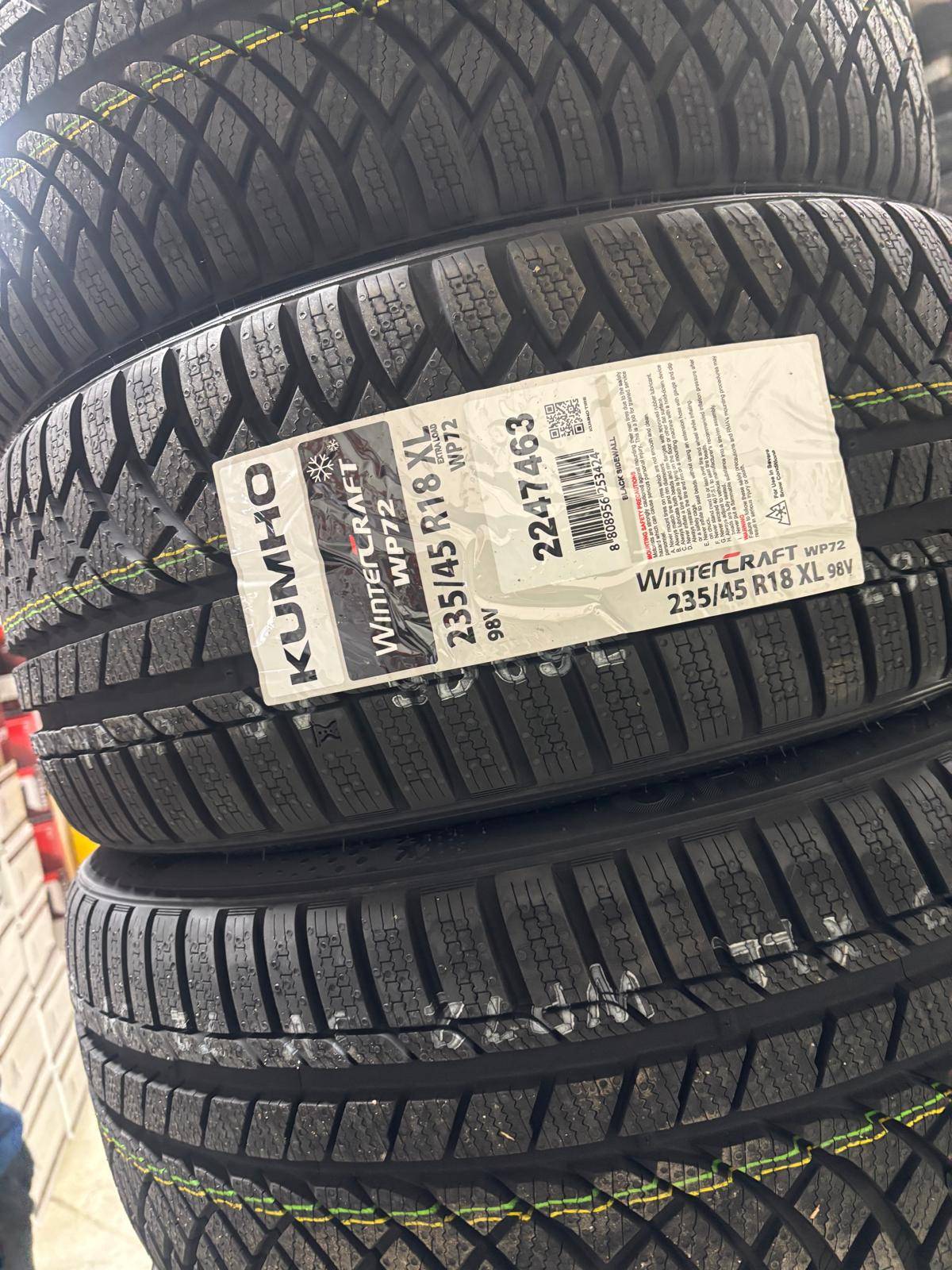 NEW 18"TESLA Model 3 reps(5x114)+235/45/R18 Kumho snows - photo 3