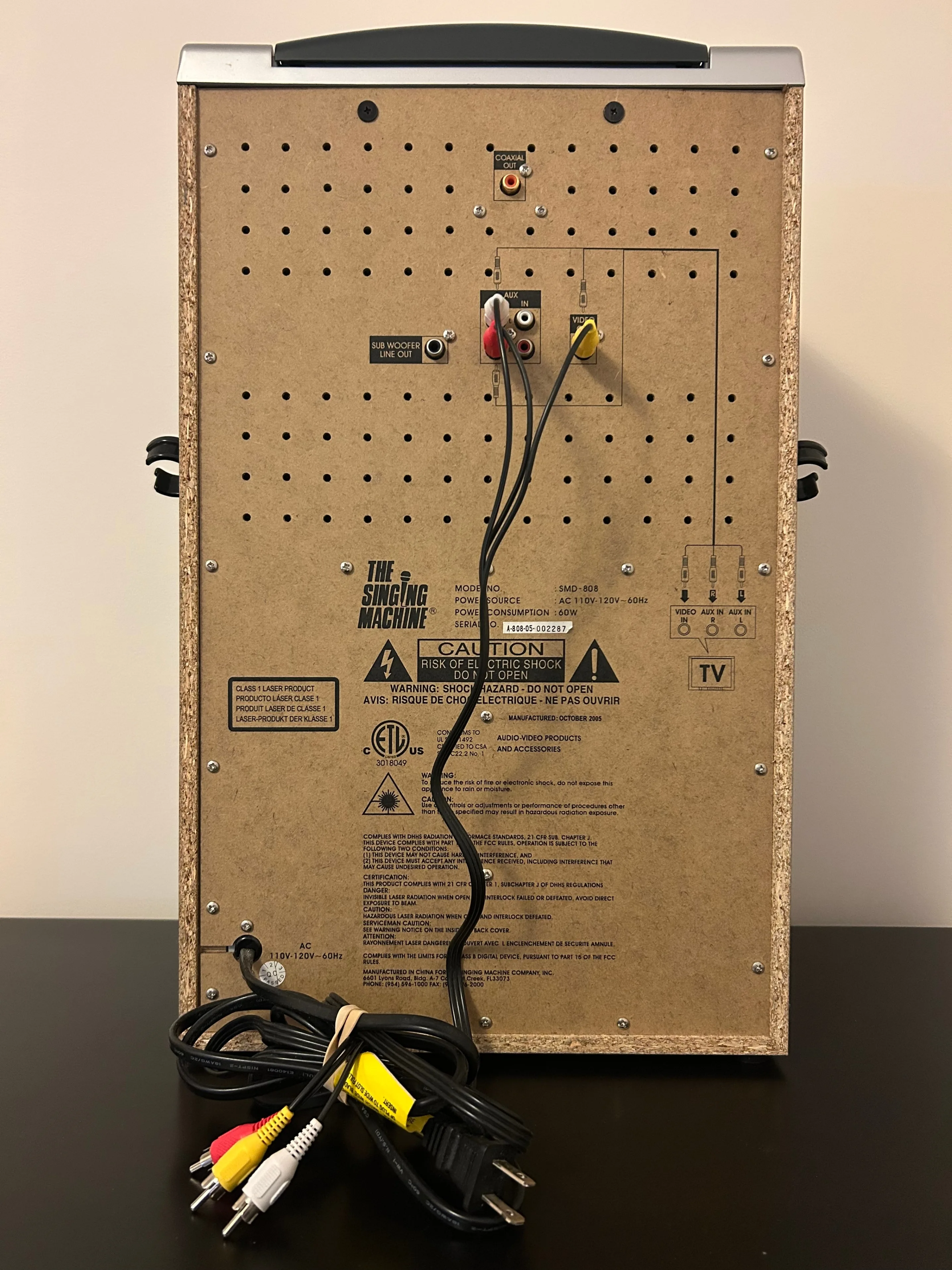 "The Singing Machine" SMD-808 DVD/CD Sony Karaoke System image indicator(3)