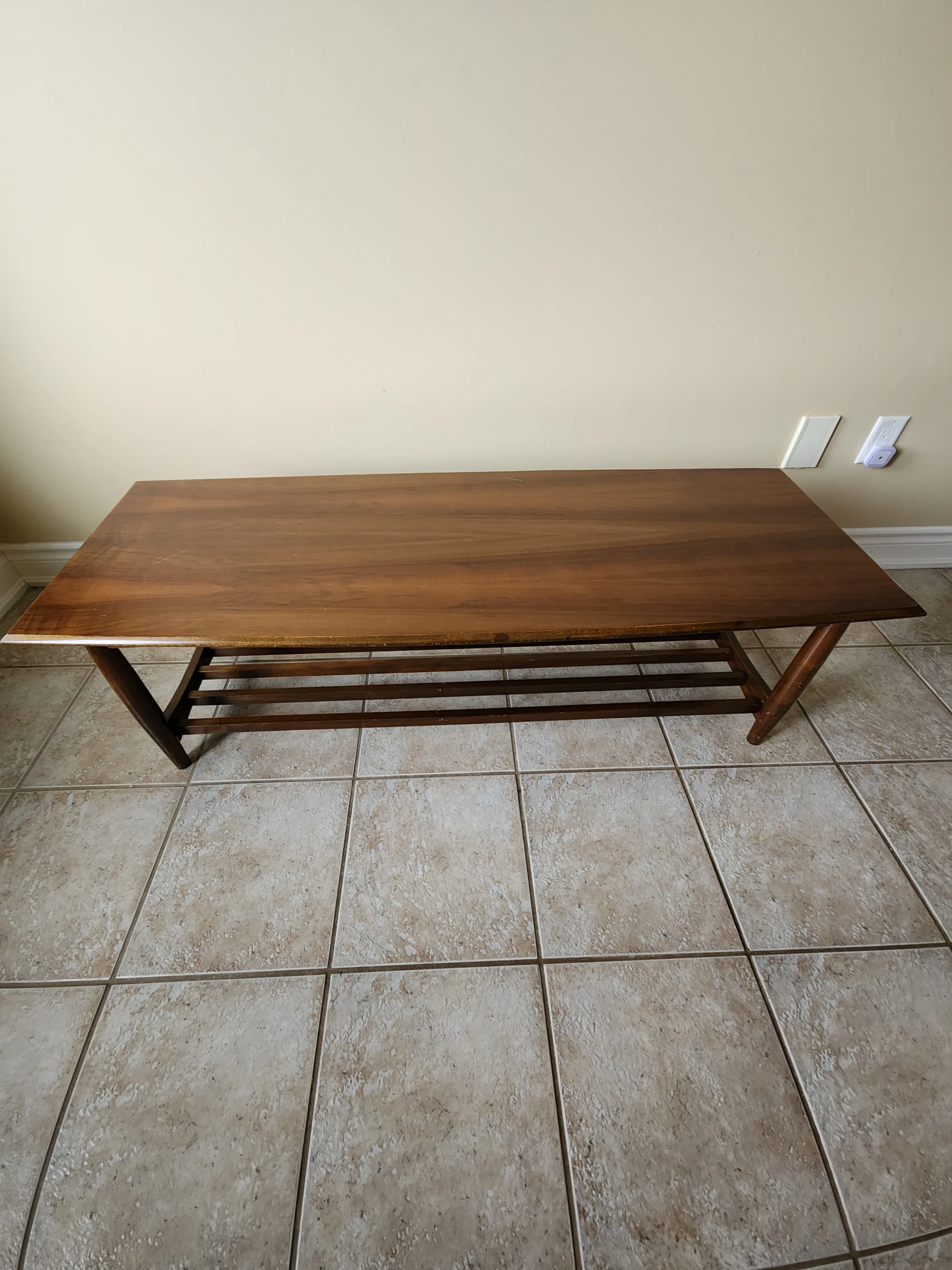 Vintage Wood Coffee Table and End Table image indicator(2)