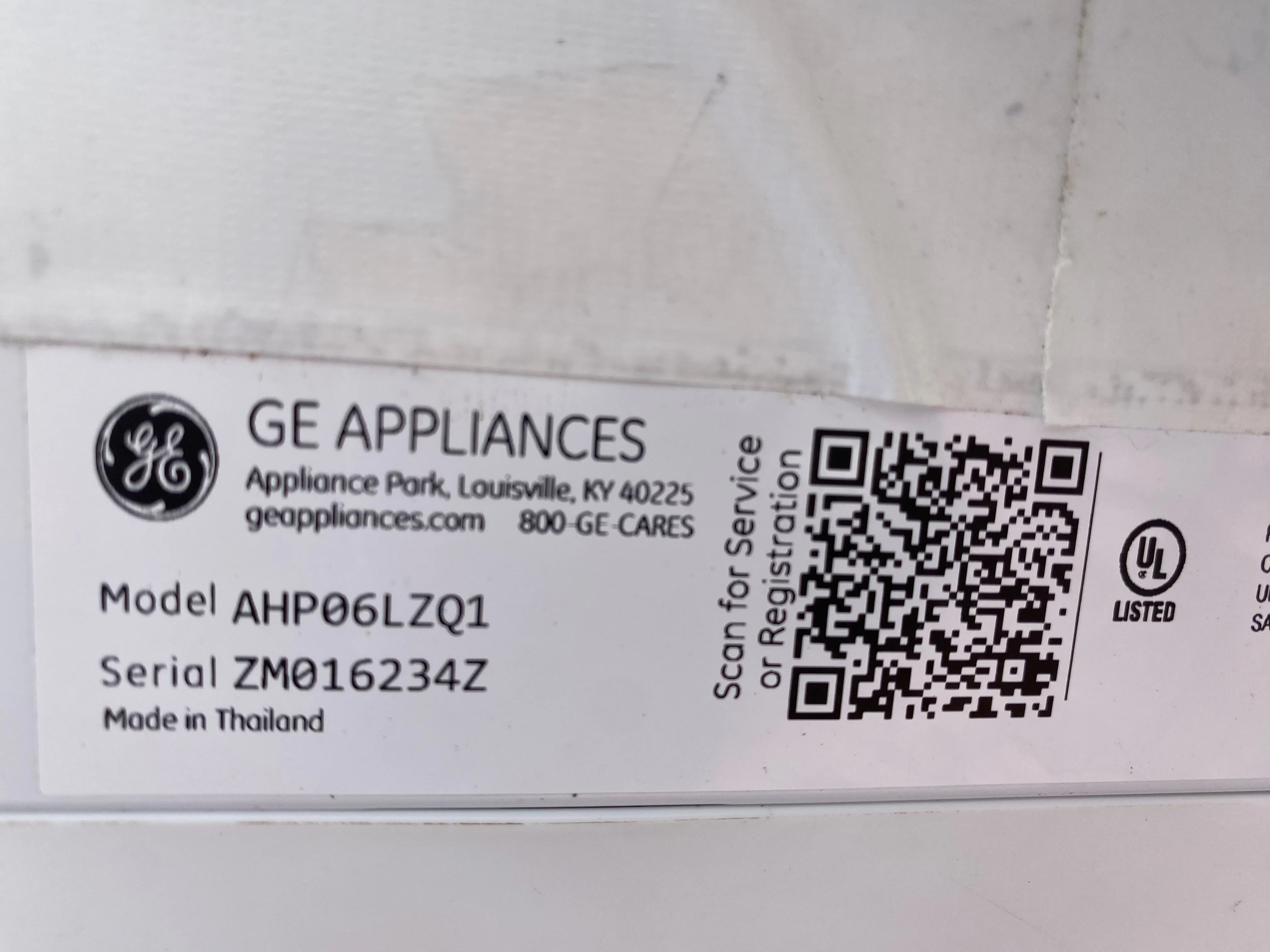 GE Air conditioner -w- remote image indicator(5)