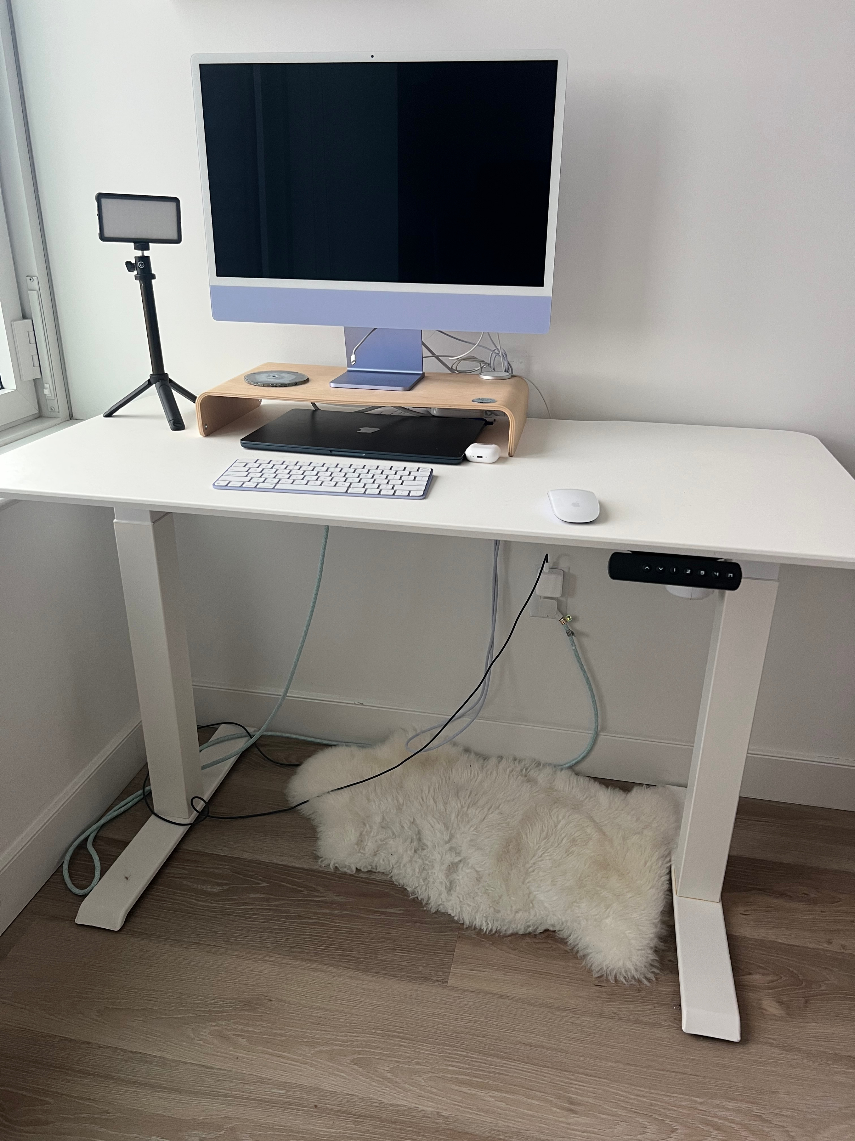 Vari Essential Standing Desk (48x24, White)