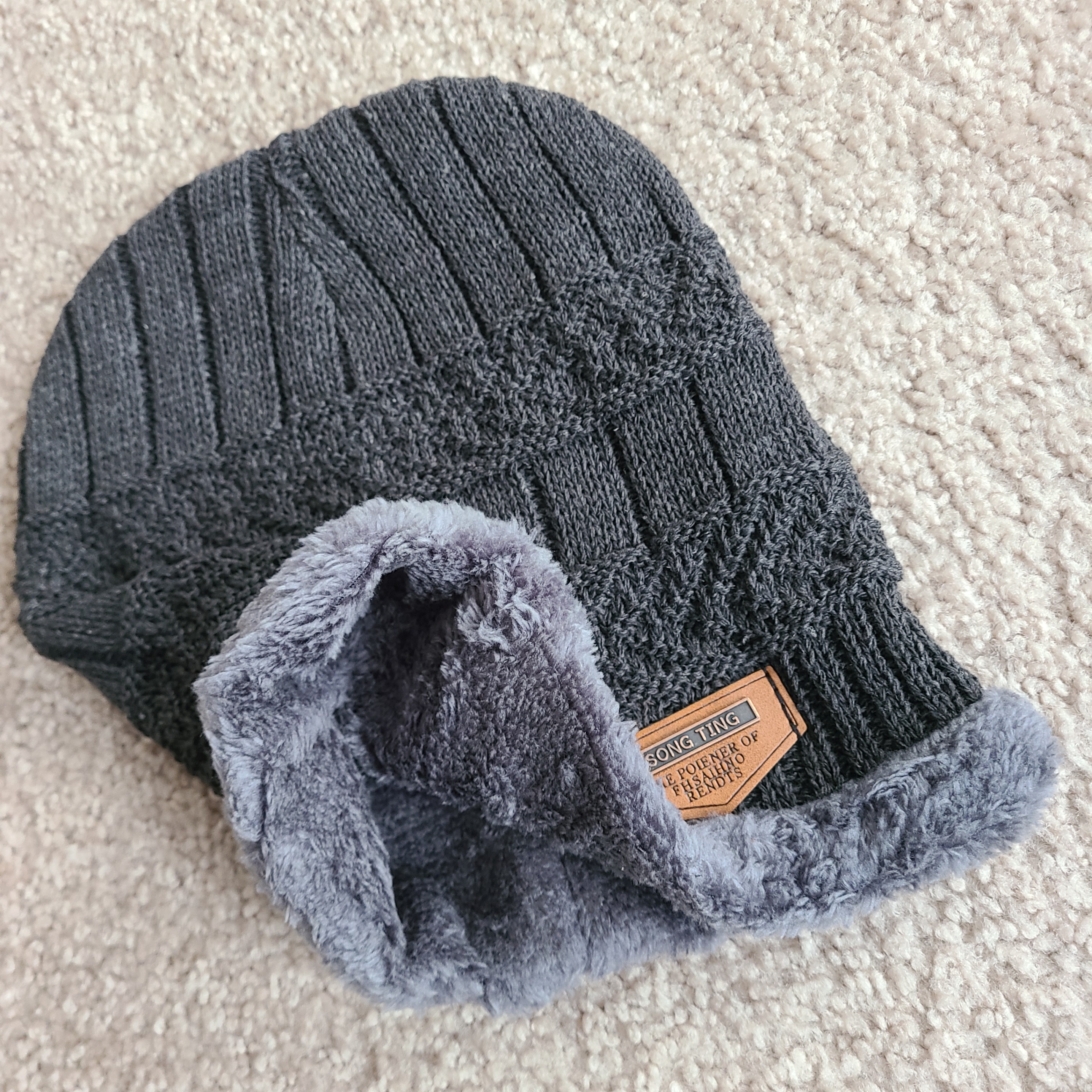 Men's Winter Thermal Knit Hat & Neck Warmer Set (2 pc) - photo 5