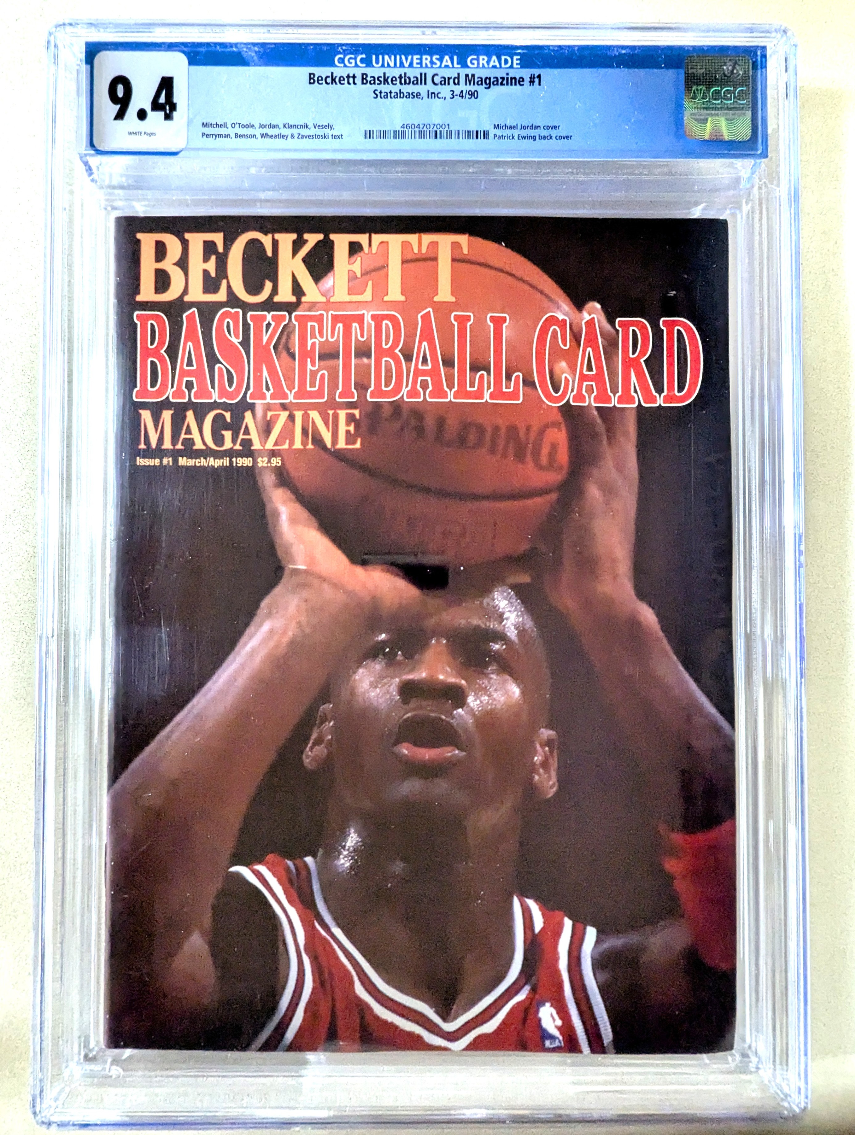 Michael Jordan Beckett Basketball Card Magazine #1