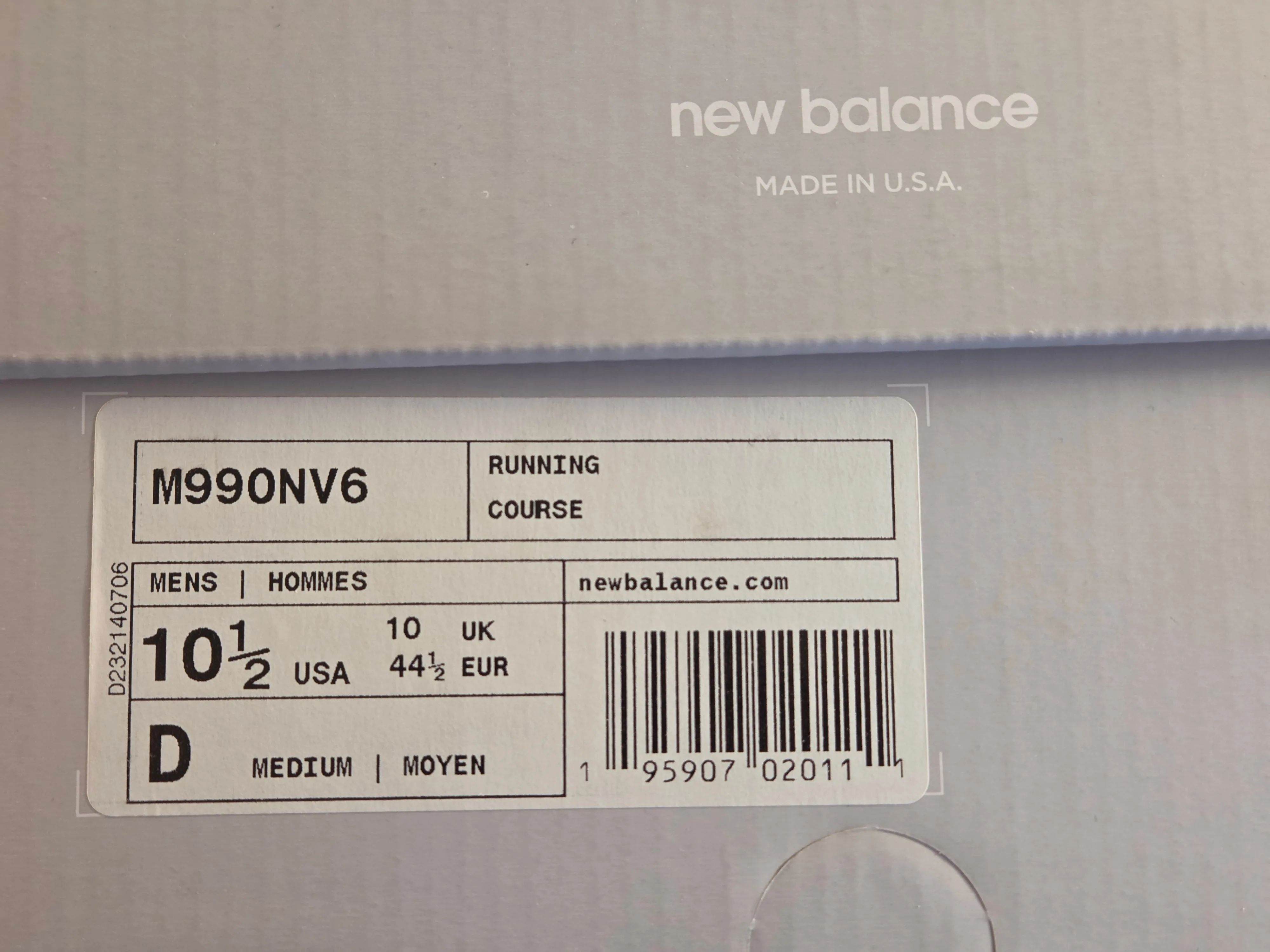 New Balance 990v6 Made in USA Navy, US 10.5 D image indicator(9)