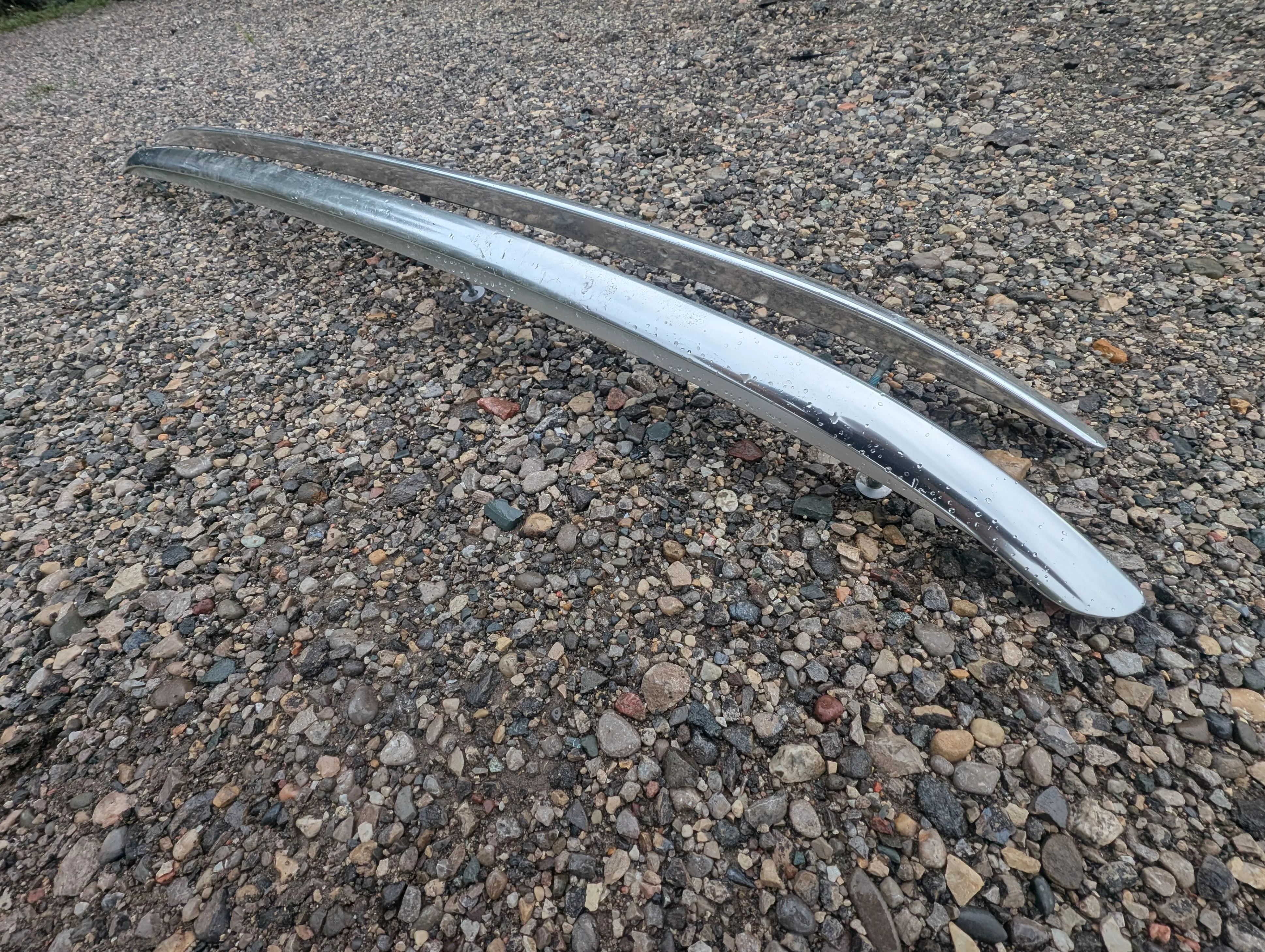 Roof Rail Luggage Rack - Audi (8U0-860-022-A-2ZZ) Chrome. image indicator(4)