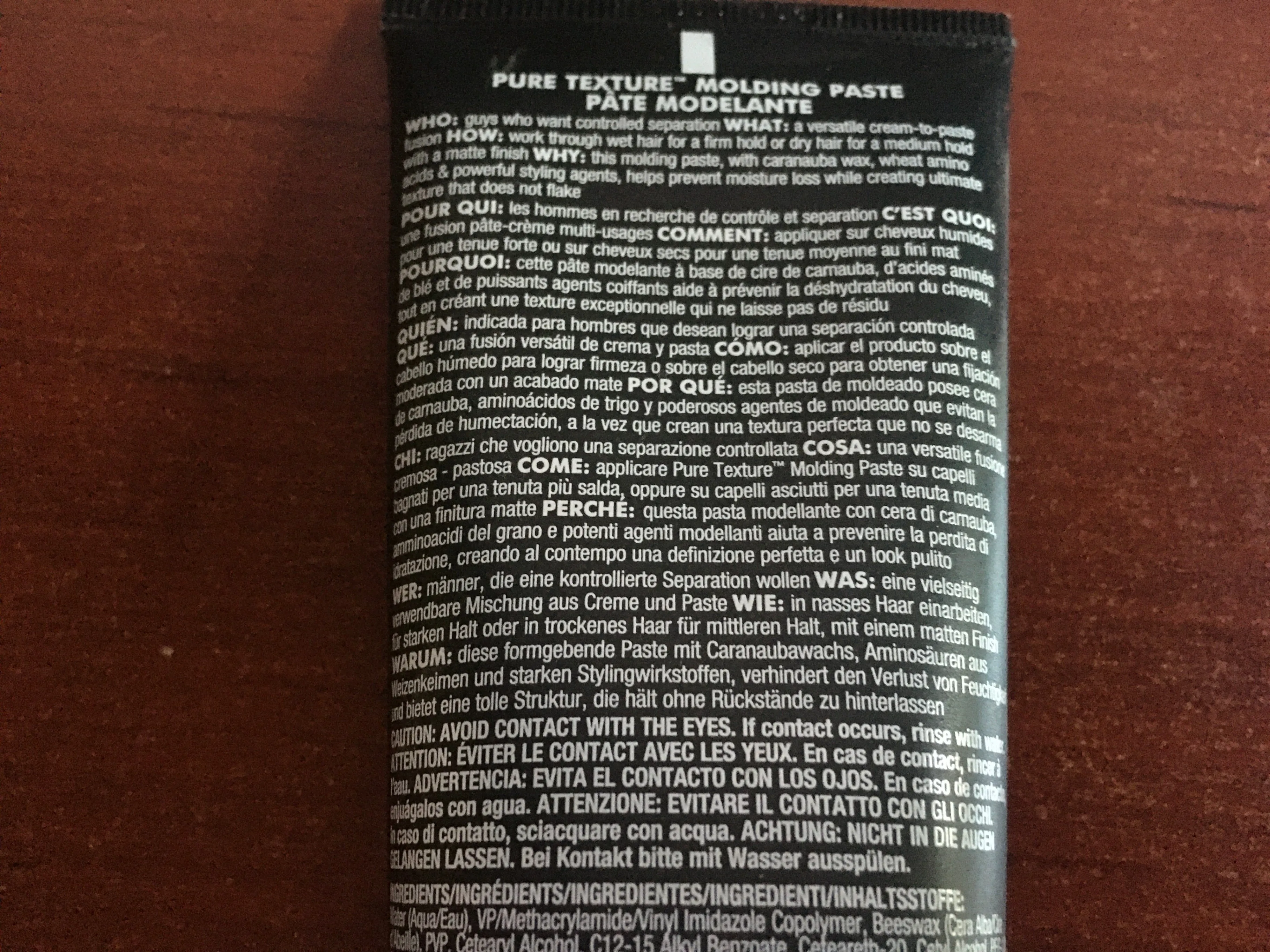 Bed Head for Men Pure Texture Molding Paste image indicator(3)