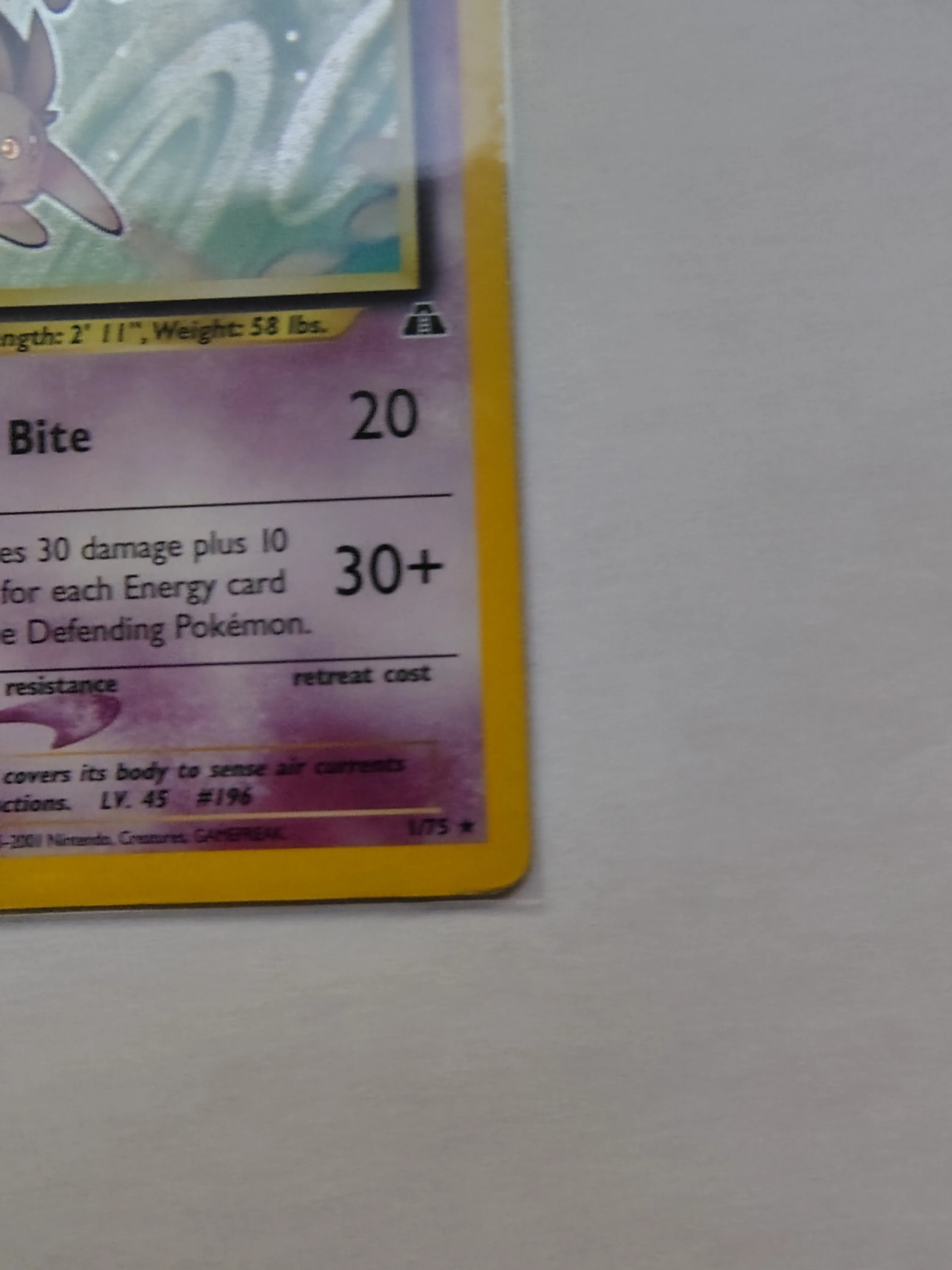 Espeon - Pokemon Card Holo - Neo Discovery image indicator(3)