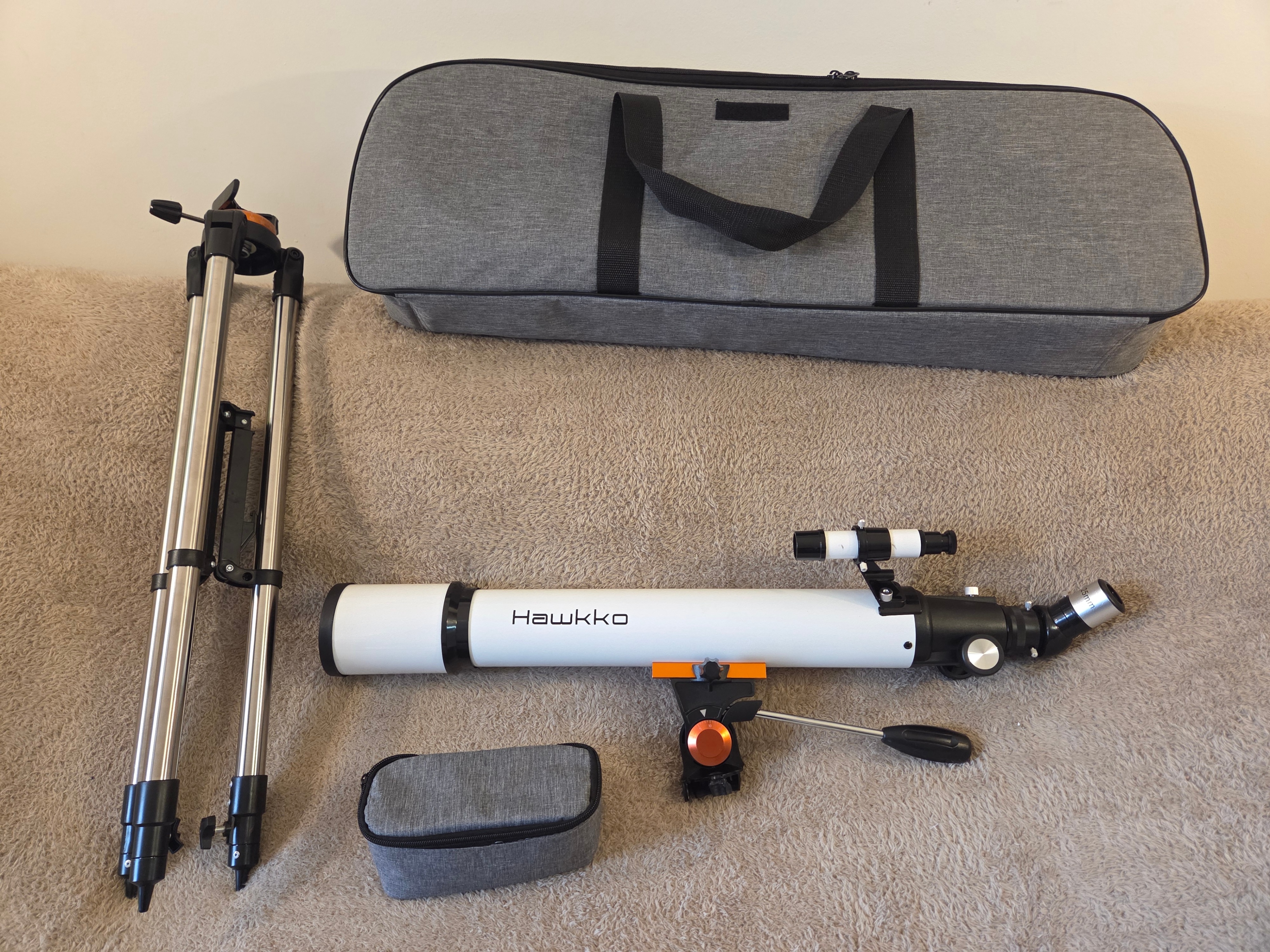 Hawkko 70/700 Refractor Telescope kit – as is, bag - photo 3