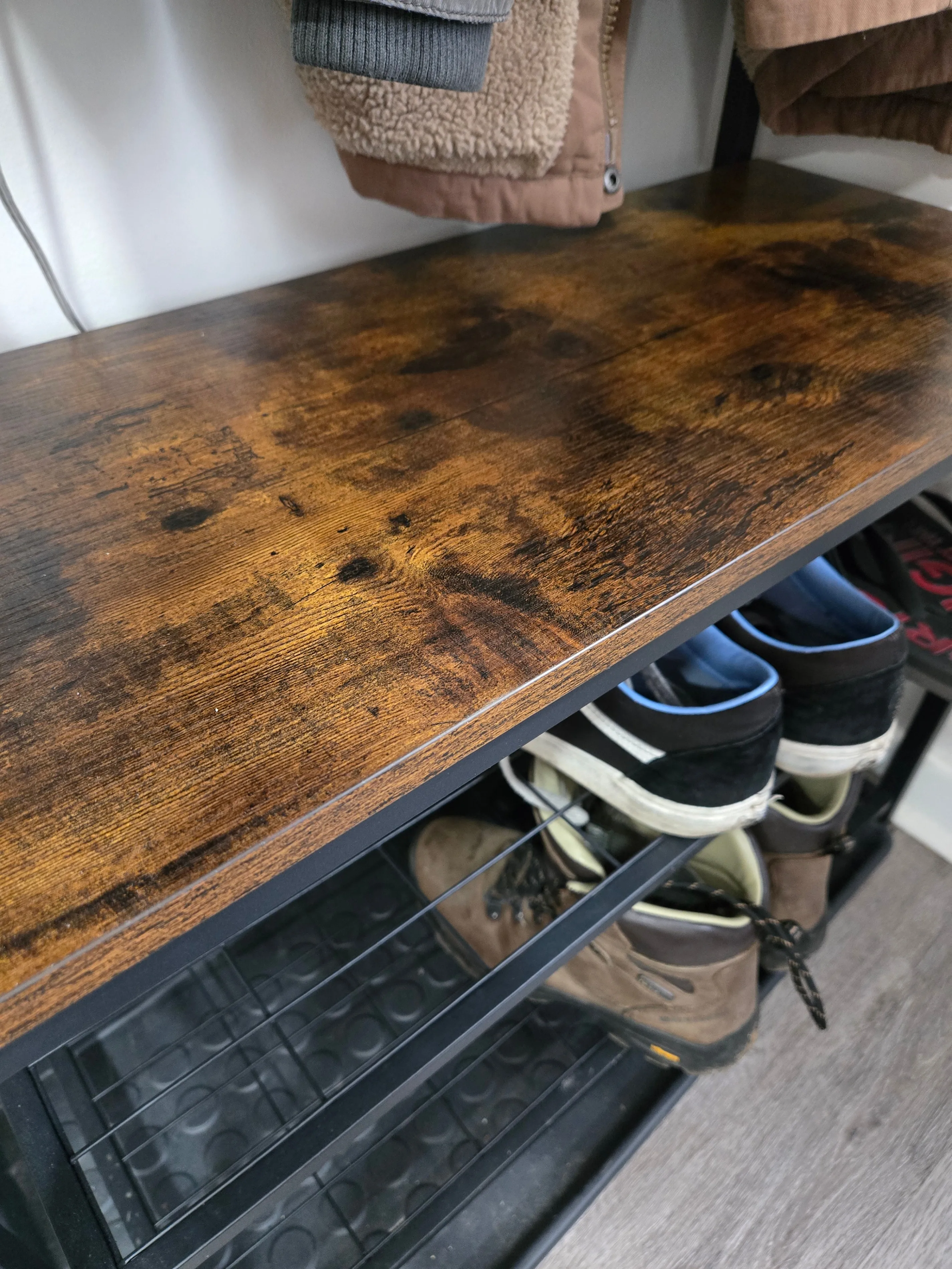 3-in-1: Coat Rack, Shoe Storage & Bench image indicator(2)