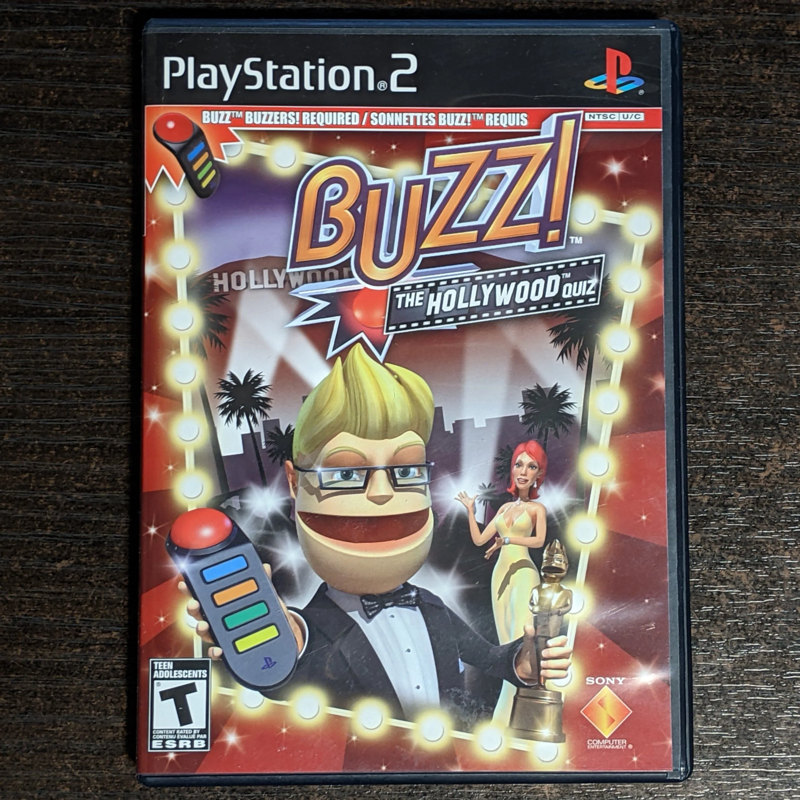 Buzz The Hollywood Quiz and Buzzer Controllers PS2 PlayStation 2 image indicator(2)
