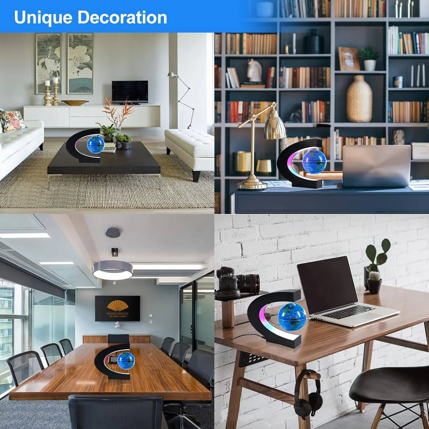 Magnetic Levitation Floating Globe image indicator(4)