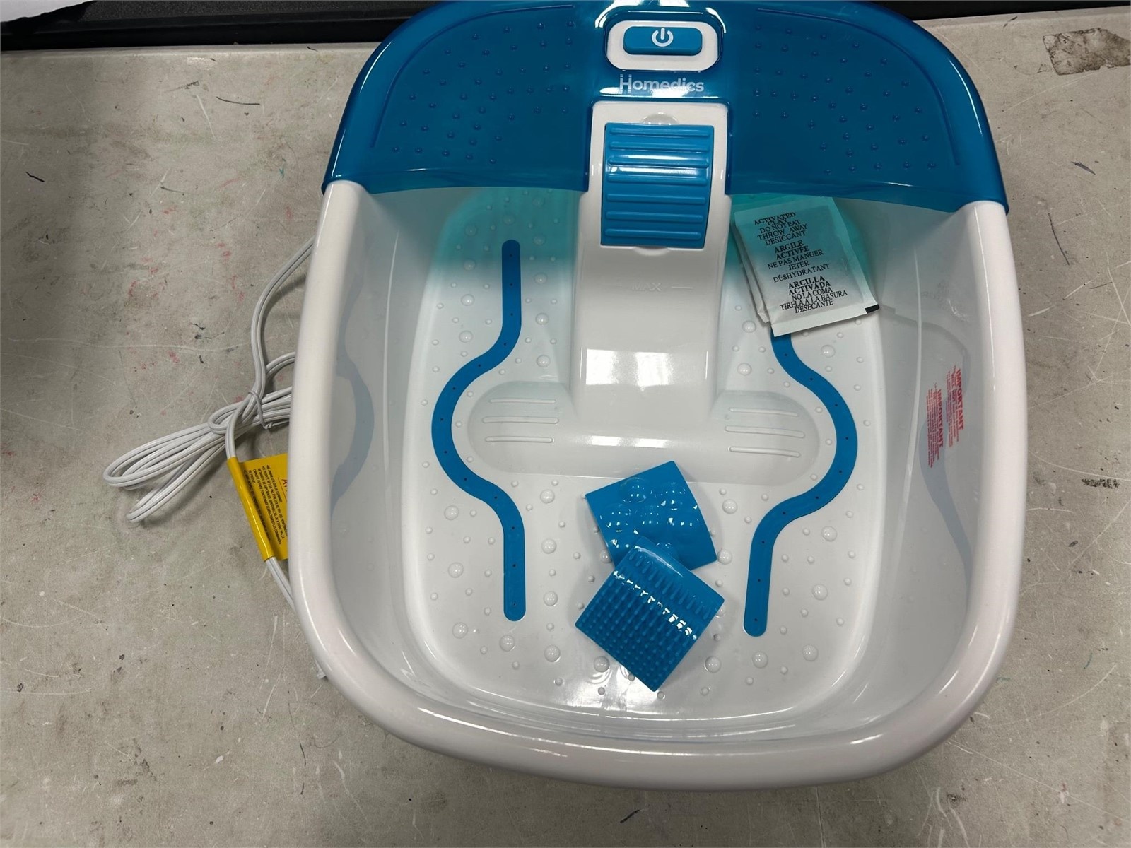 HoMedics Bubble Bliss Deluxe Foot Spa