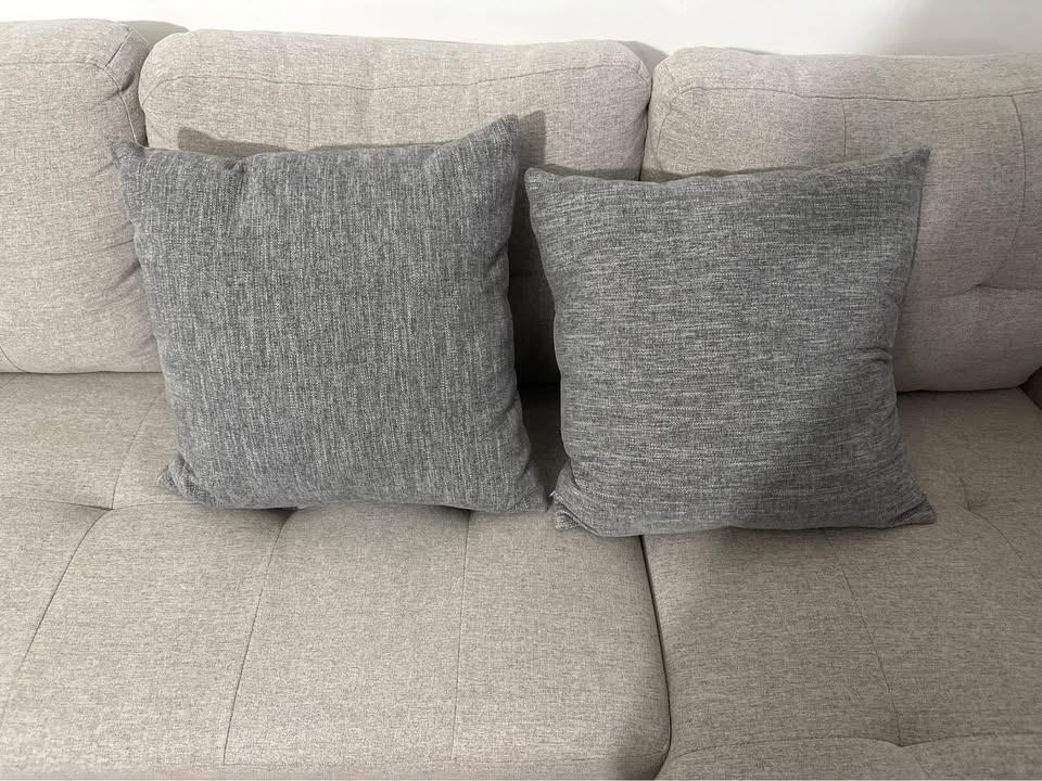 18x18 Pillows (set of 2), including pillowcase
