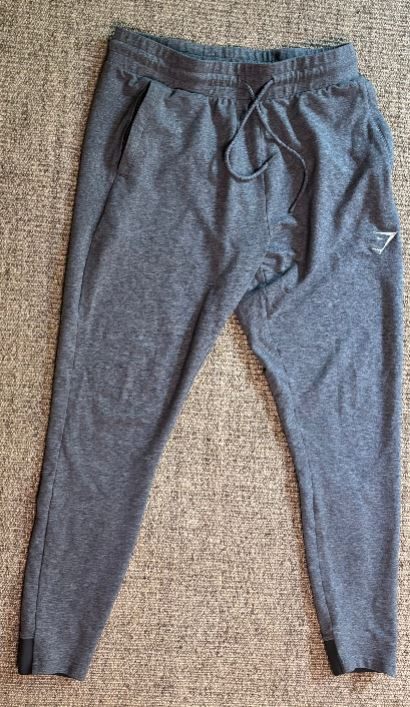 Gymshark Light Gray Joggers Adult Medium
