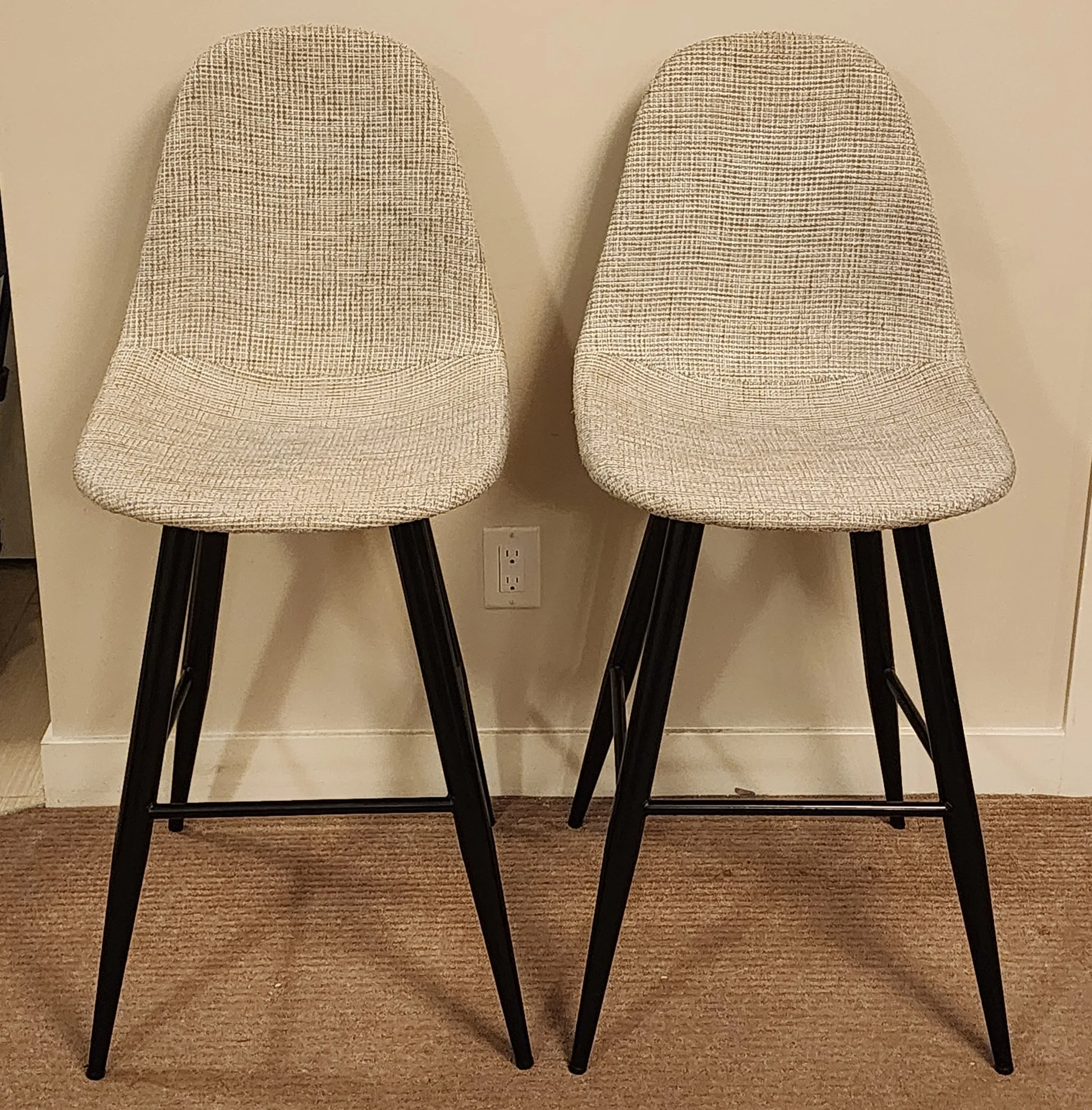 Chair Stool Bar Type (Set of 2)