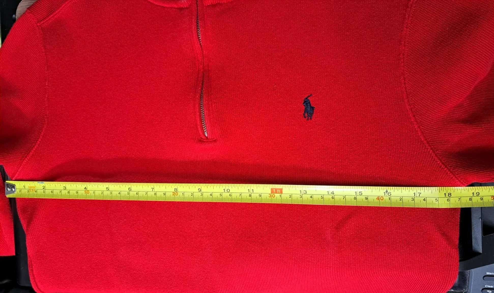 Polo Ralph Lauren Knit Cotton Quarter-Zip Sweater Unisex image indicator(5)