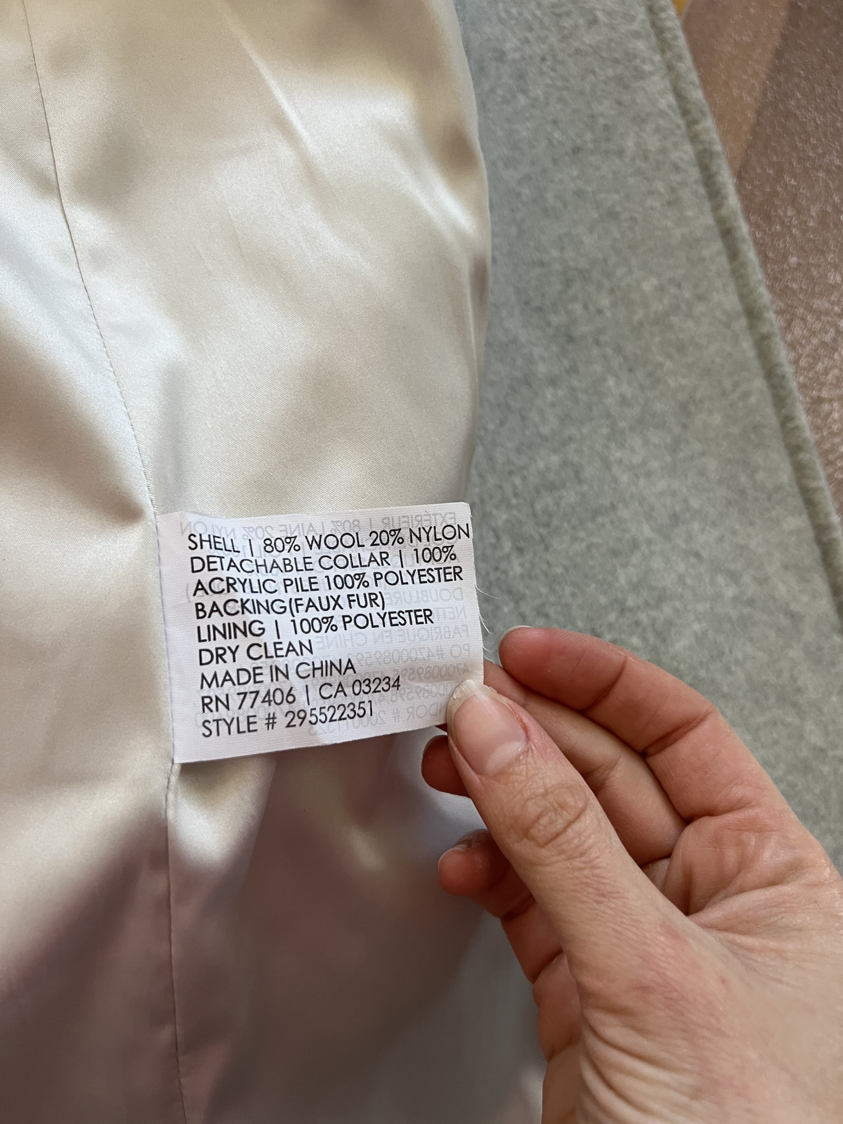CLUB MONACO Wool Coat - size Large - photo 4