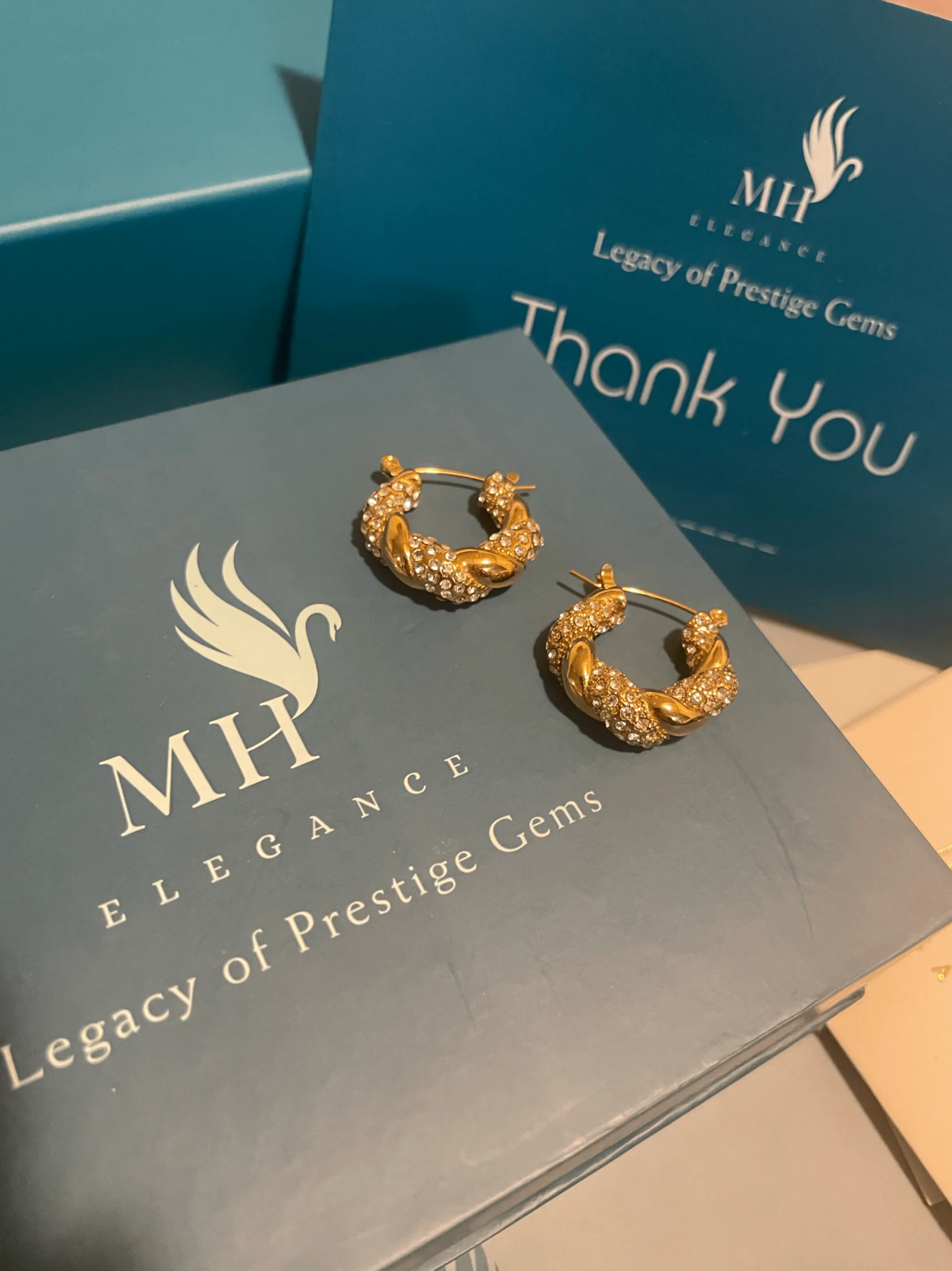 14k Gold Plated Donut Earrings image indicator(5)