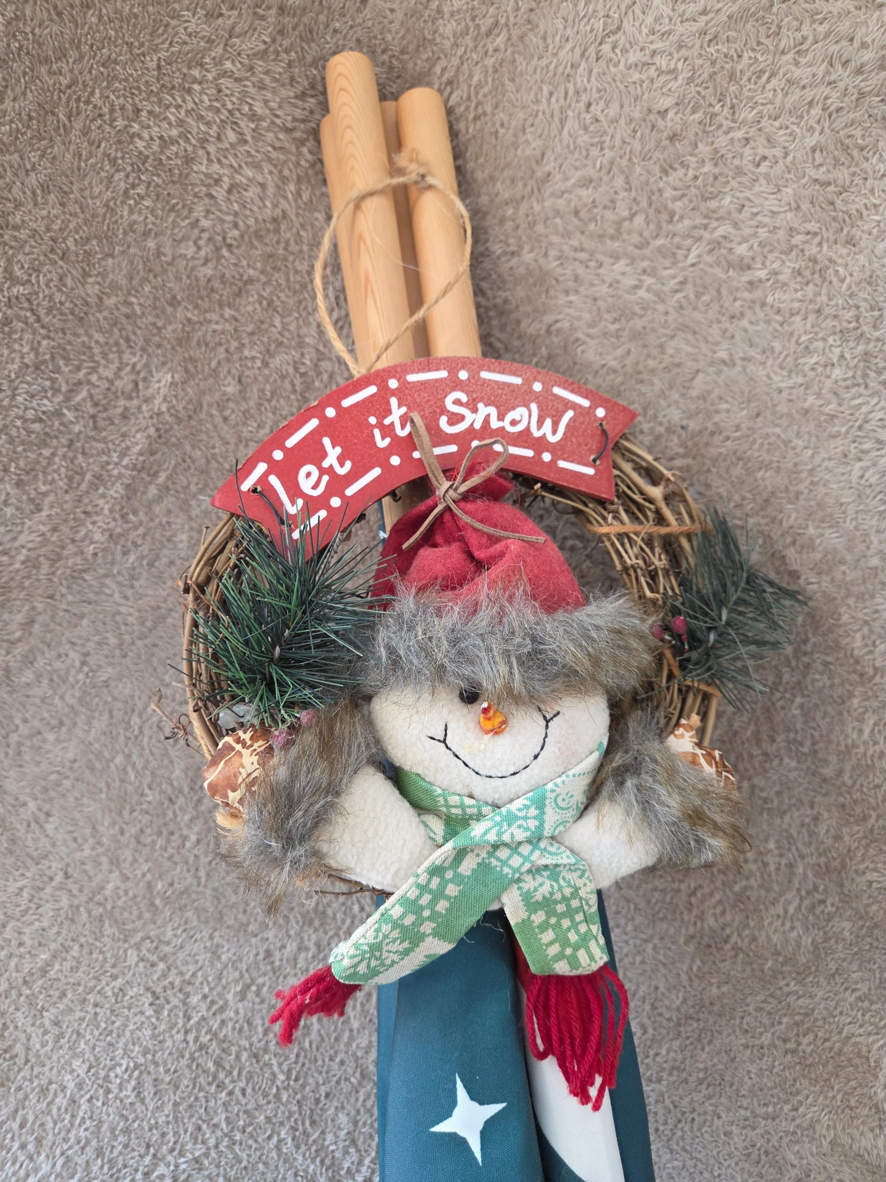 Holiday Christmas Kids Teepee, 59×47 in, with Garland image indicator(7)