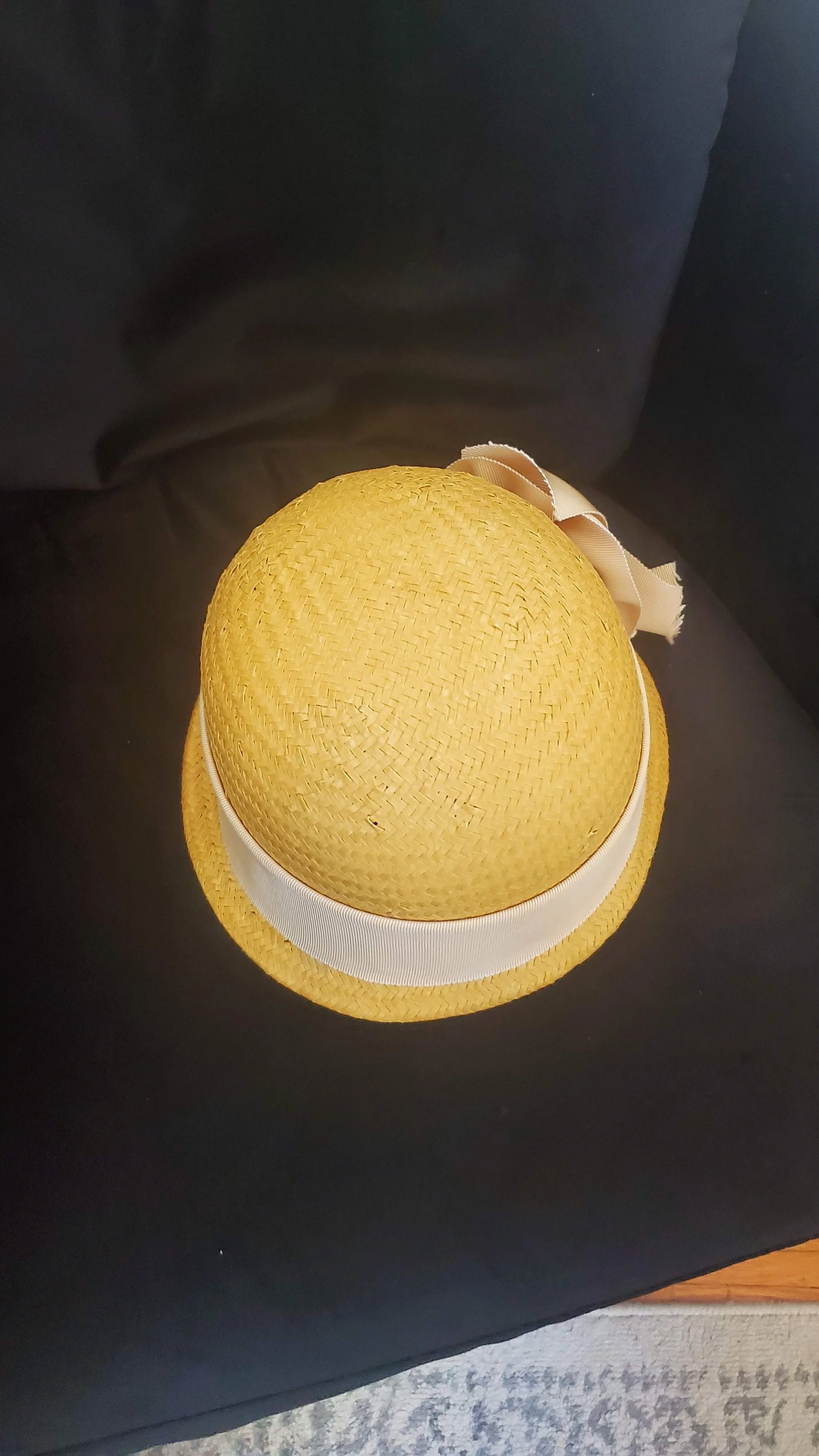 Occasion Beige Straw Hat, Size Small from BeauChapeau Hat Shop image indicator(2)