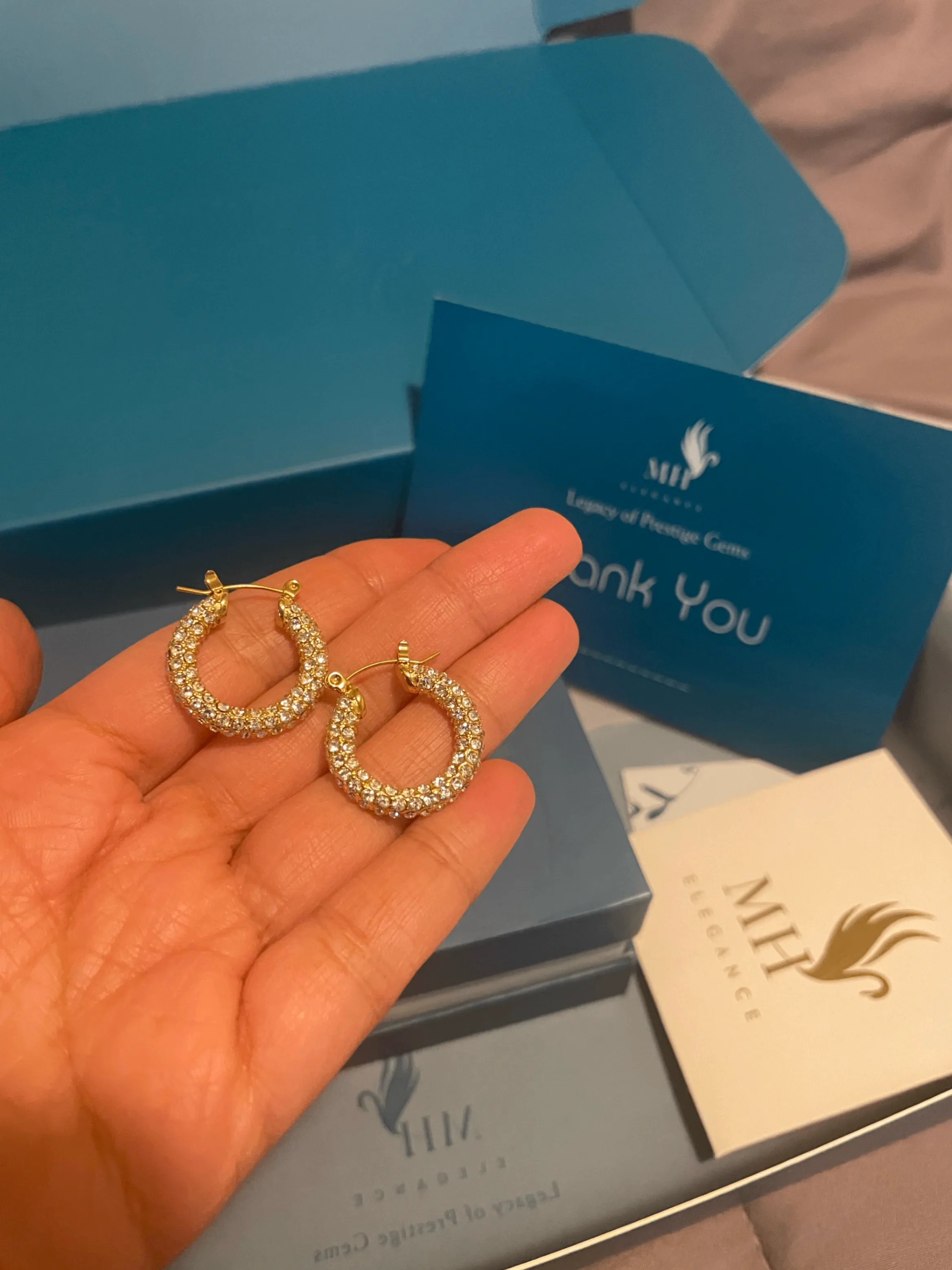 14k Gold Plated Huggie Hoop Earrings