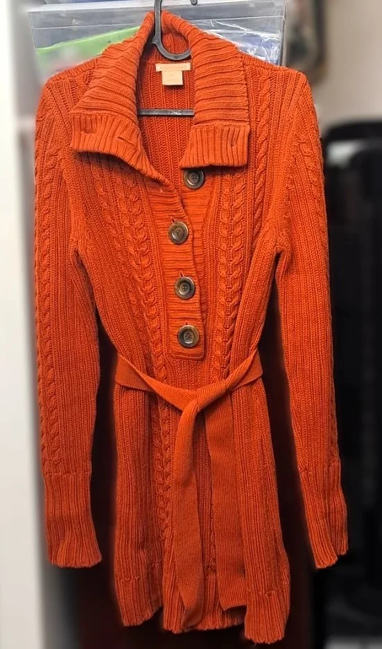 Elegant Knitted Breathable Cotton Sweater Dress Premium Quality image indicator(2)