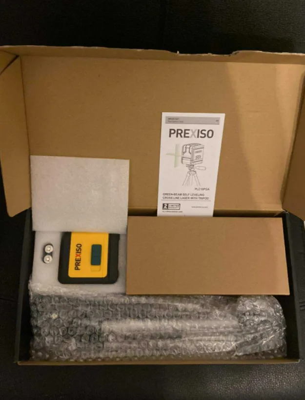 Prexiso Green-Beam Self-Leveling Cross Line Laser 100 Feet image indicator(2)