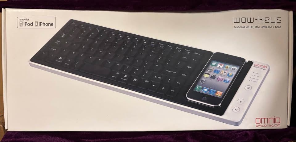Omnio Wow-Keys PC Mac Keyboard - New (Opened Box)