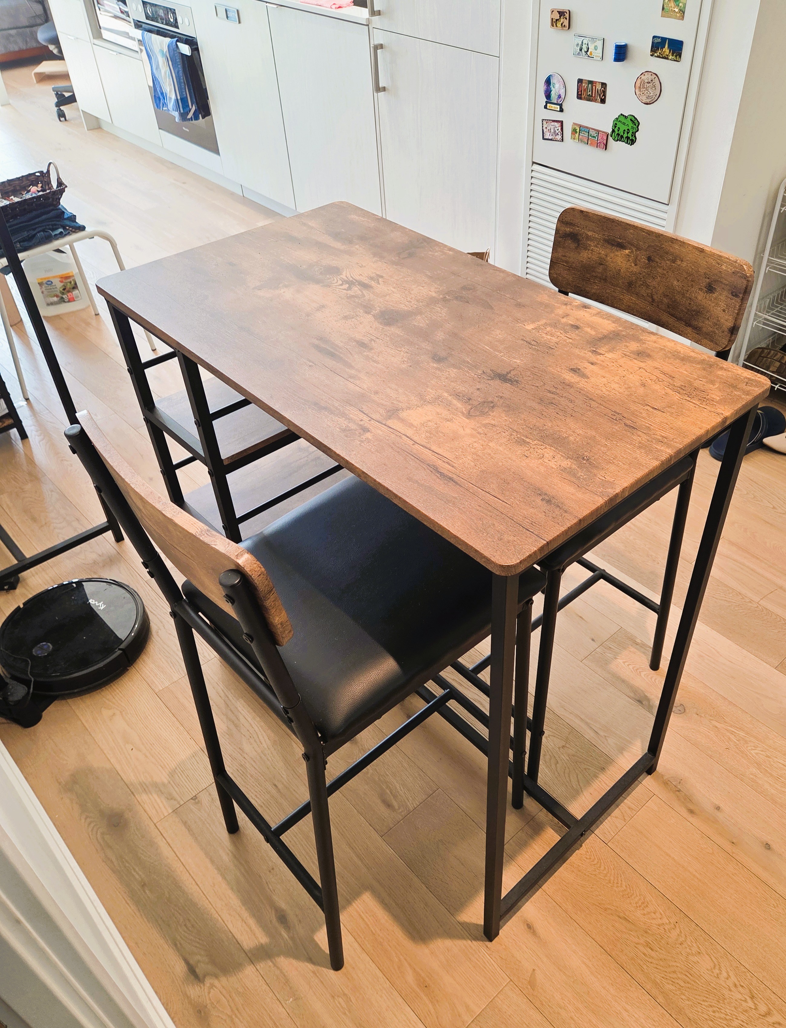Wayfair high dining set for 2 (table and chairs/stools) - photo 2