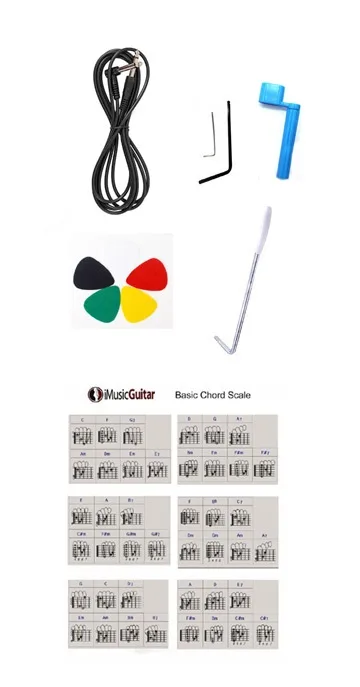 Brand new Electric Guitar Solid Body Beginners/Students – BK image indicator(7)