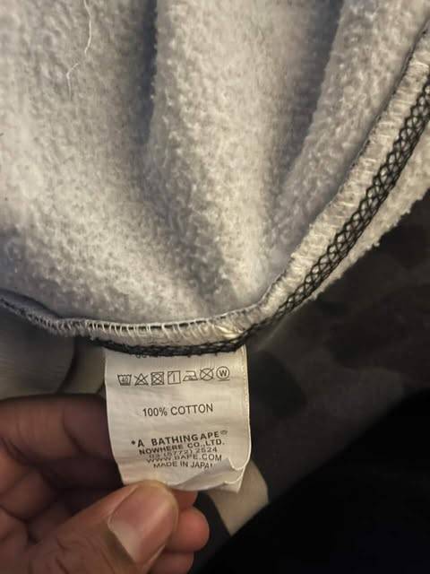 BAPE City Camo Half Shark Full Zip Hoodie White/Black - photo 4