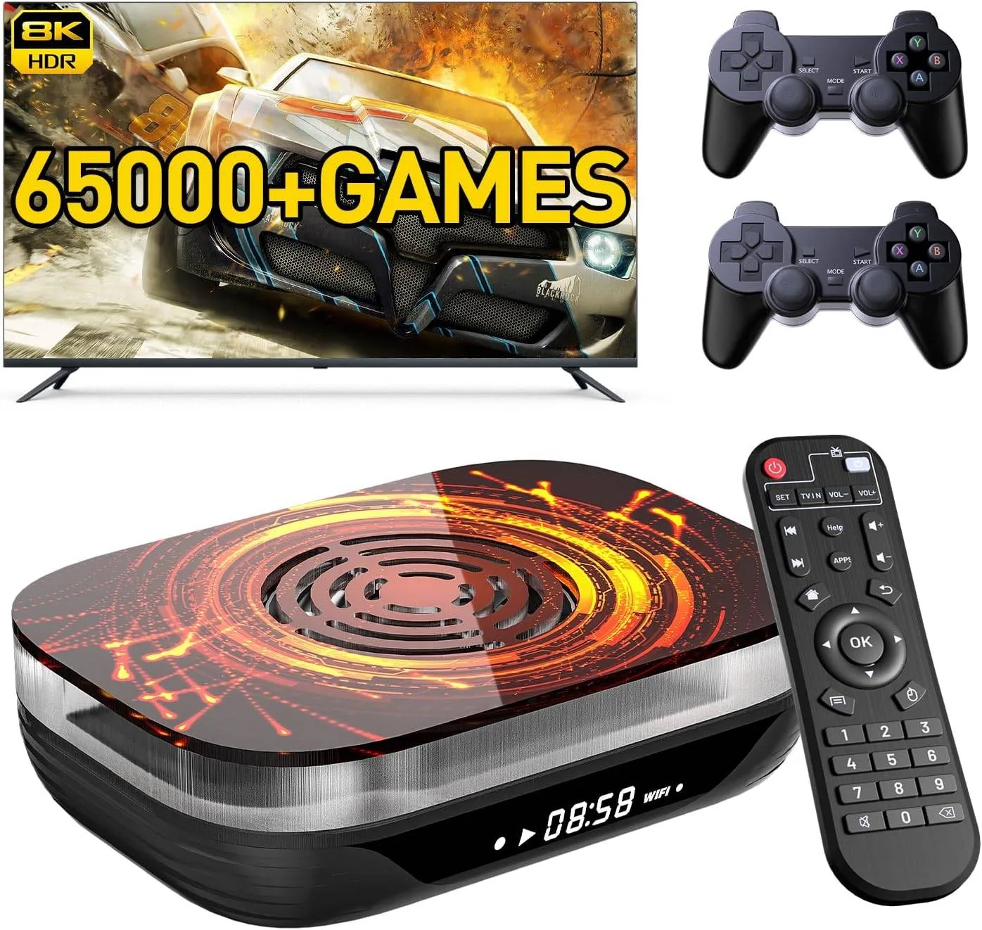Gaming Console with 65000+ Games