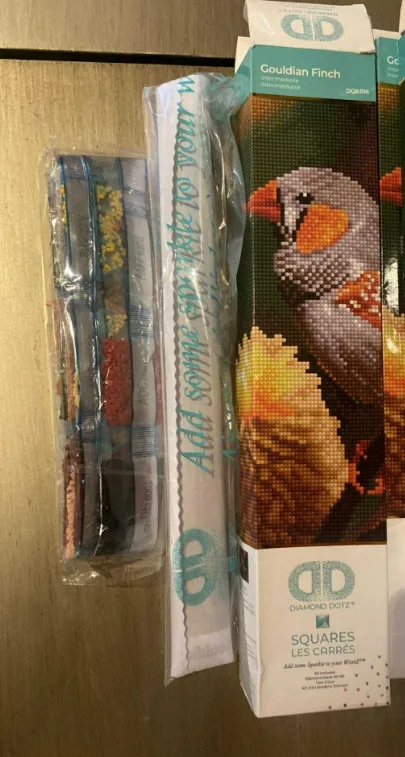 DIAMOND DOTZ Gouldian Finch Diamond Painting Kits - 3 Available image indicator(2)