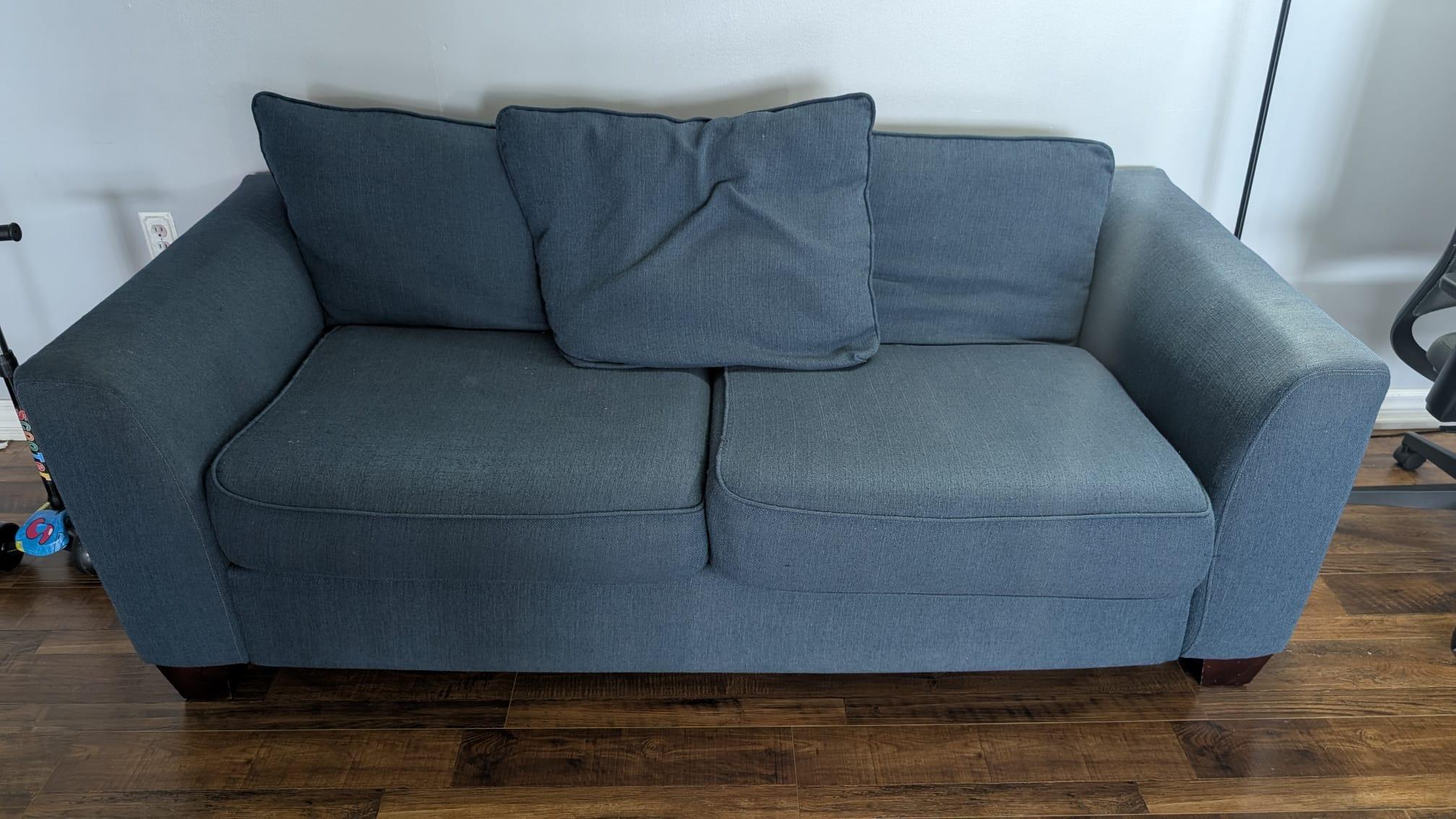 2 Blue set of  Sofa- Moving Sale Urgent selling